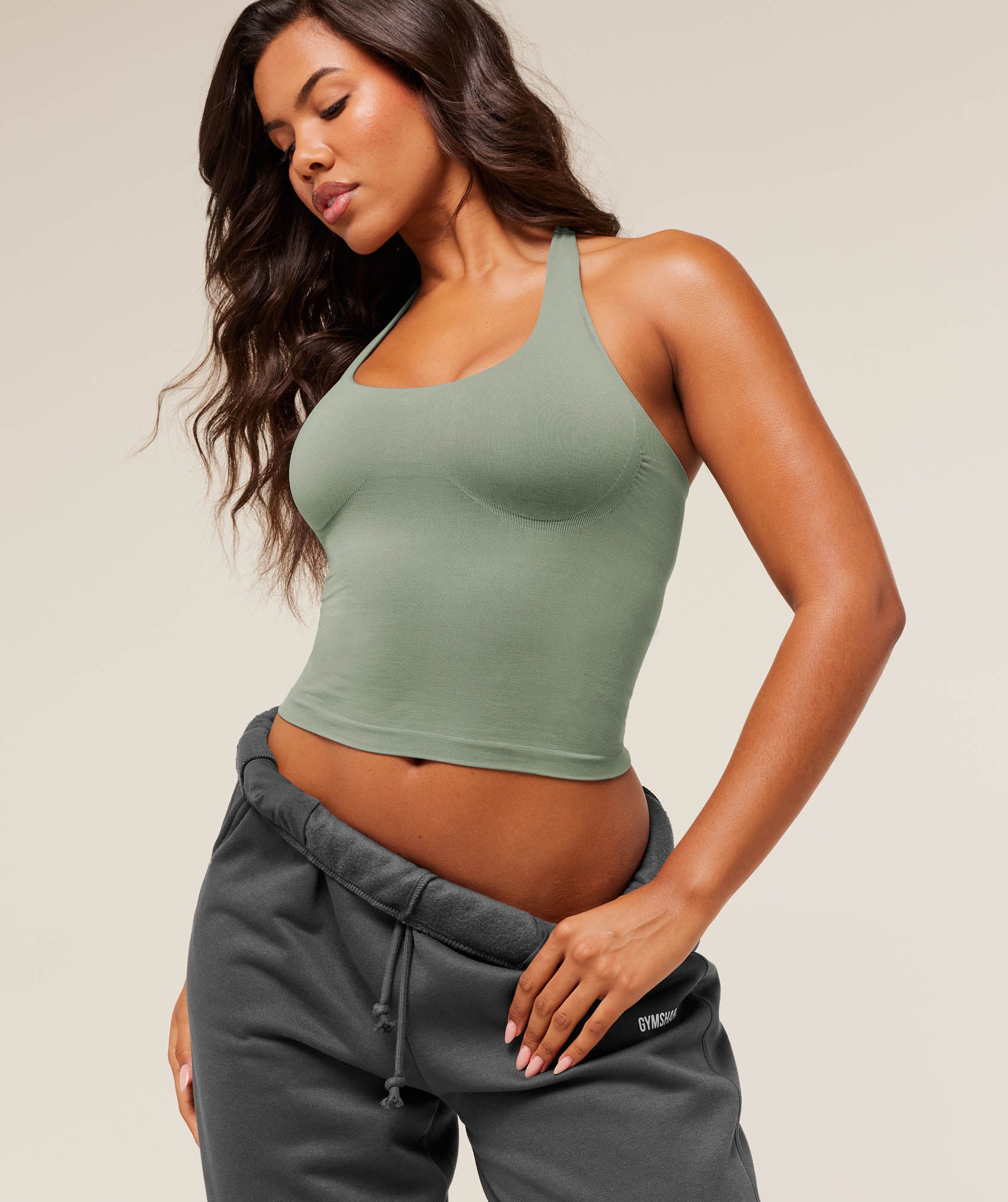Gymshark Cosy Luxe Cuffed Joggers - Grey - Image 5