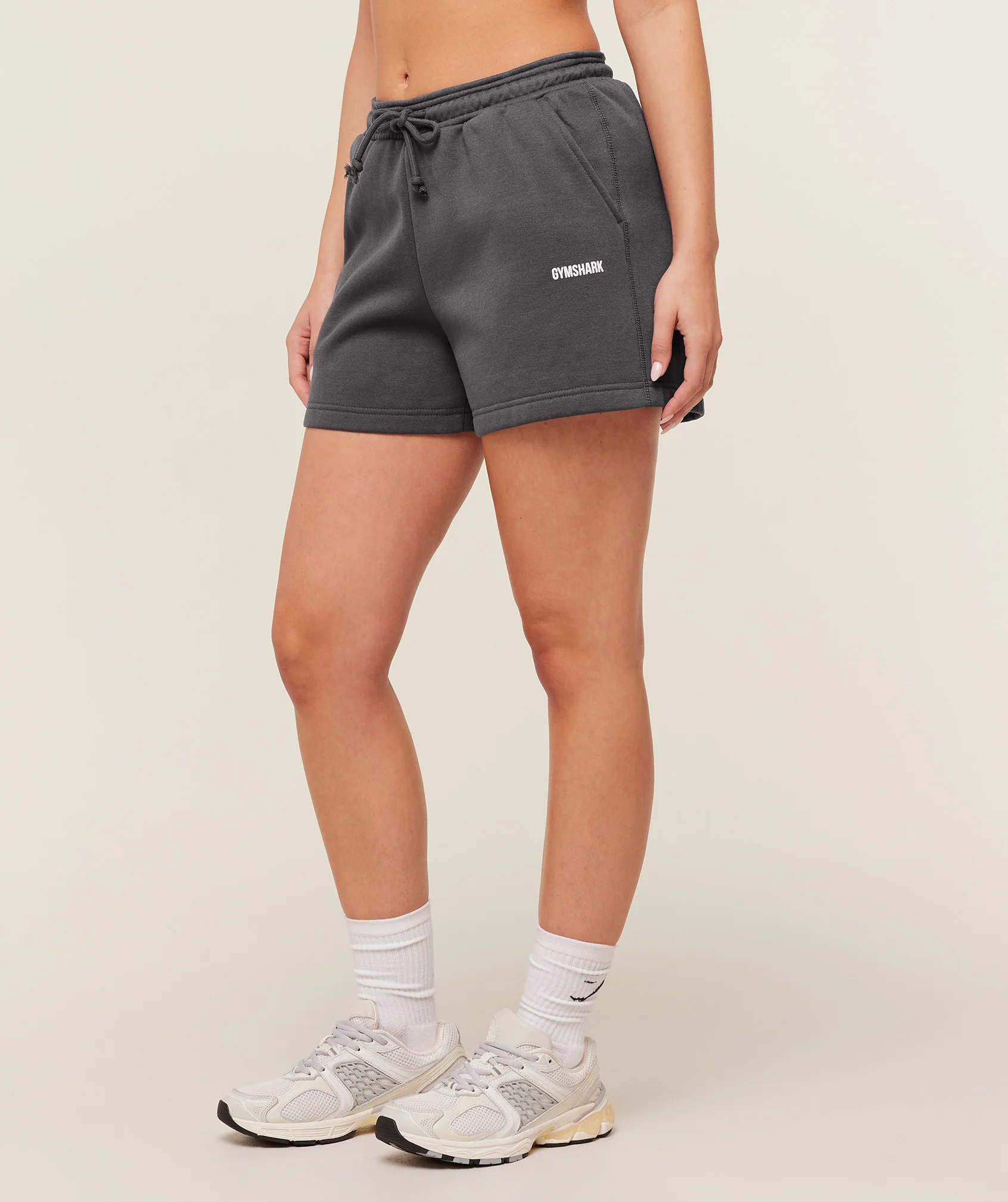 Gymshark Cosy Luxe Shorts - Grey - Image 3