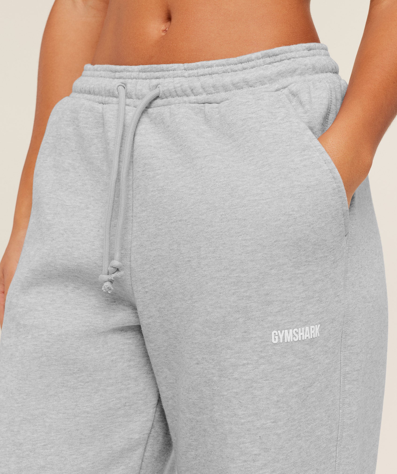 Gymshark Cosy Luxe Straight Leg Tall Joggers - Bros Soft Grey Marl - Image 5