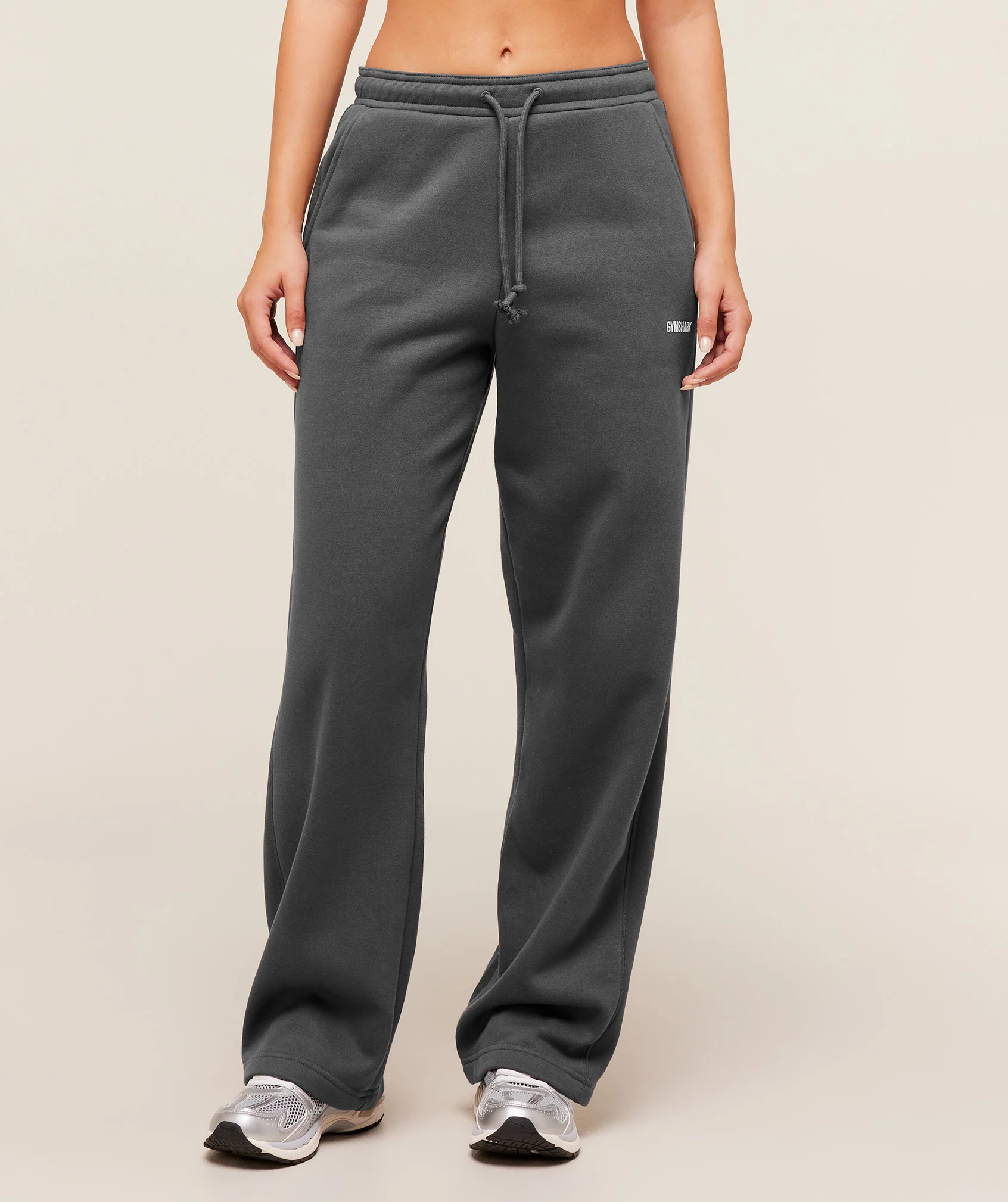 Gymshark Cosy Luxe Straight Leg Regular Joggers - Grey