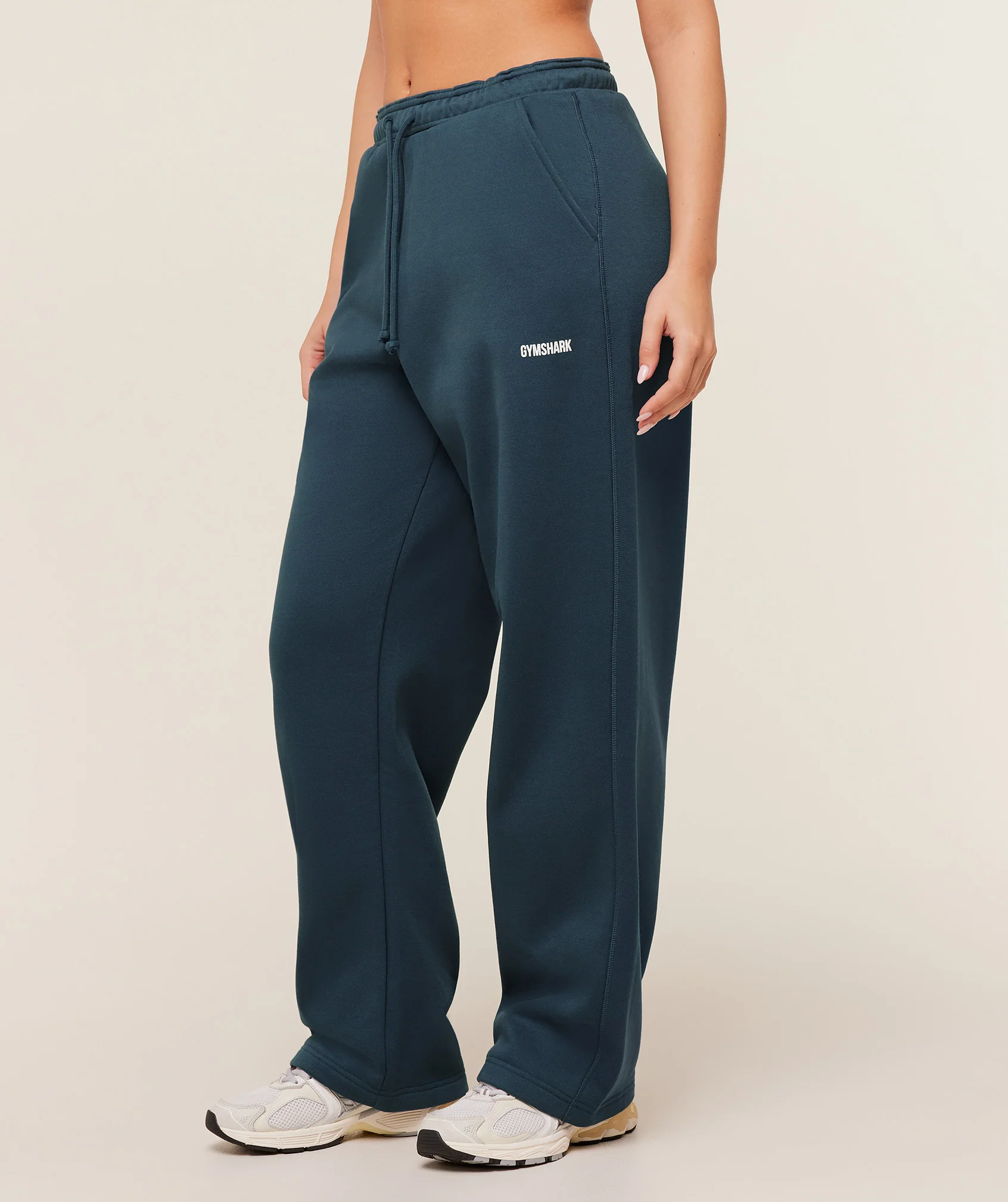 Gymshark Cosy Luxe Straight Leg Regular Joggers - GS Stealth Blue - Image 3