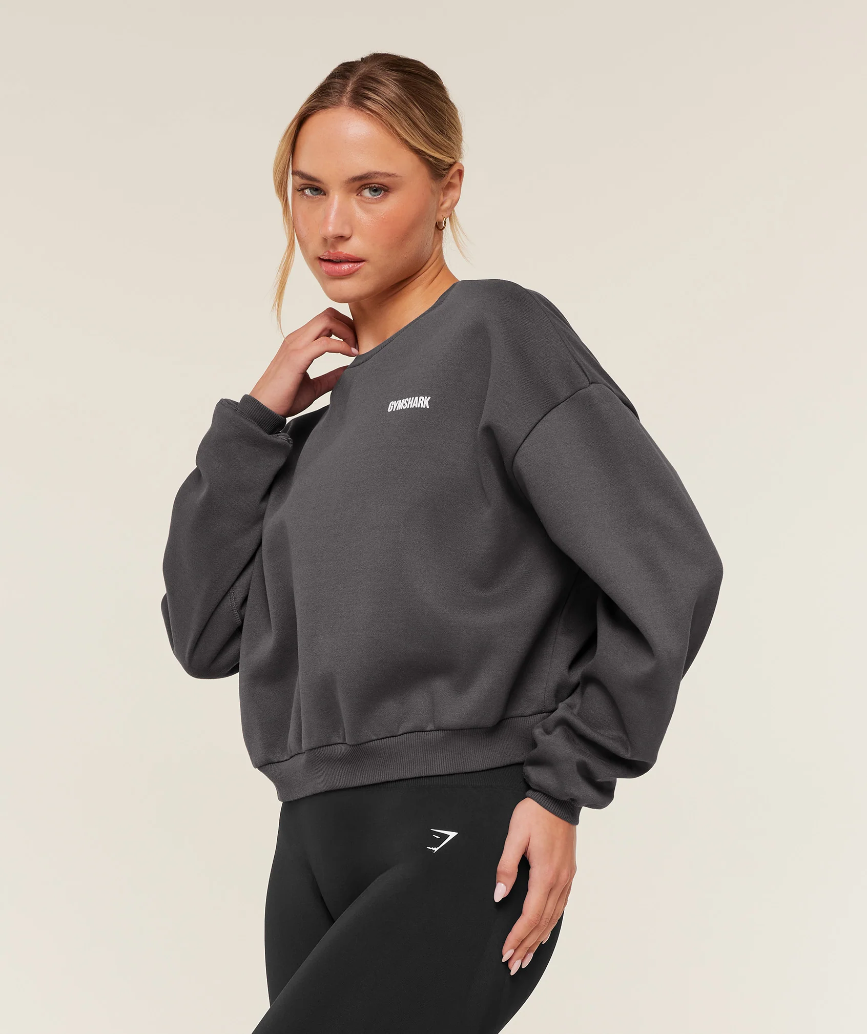 Gymshark Cosy Luxe Sweatshirt - Grey - Image 3
