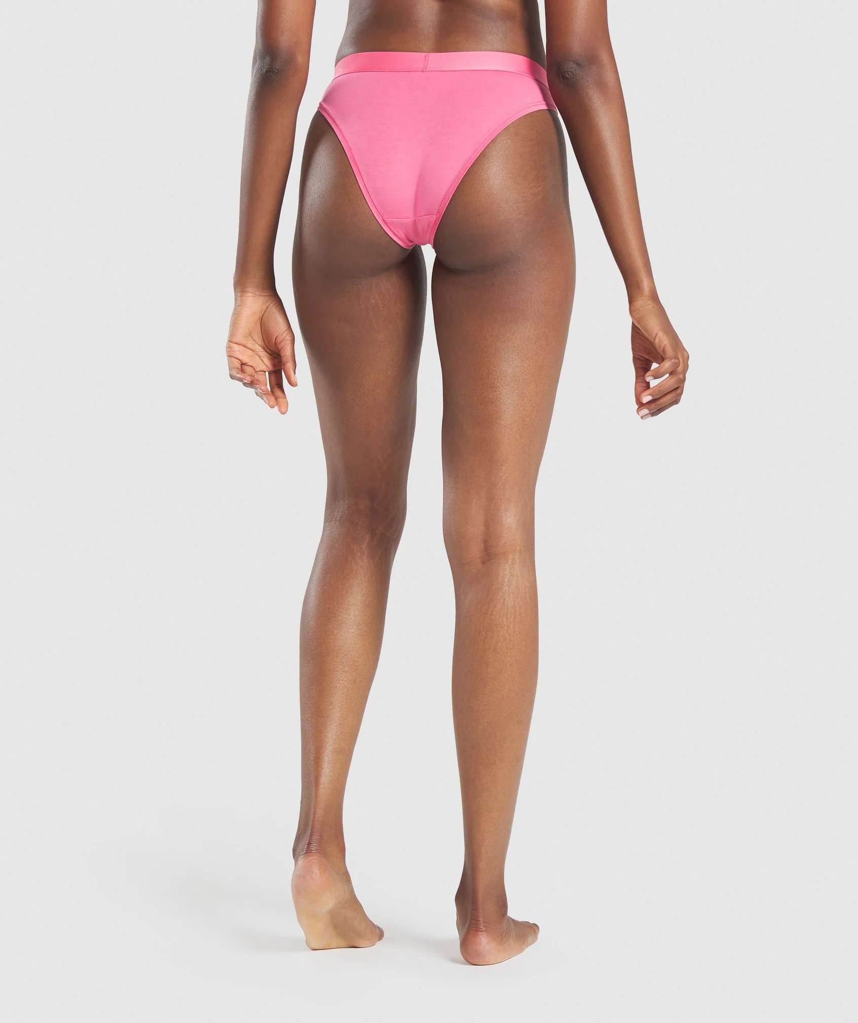 Gymshark Cotton Bikini Brief - Pink - Image 2