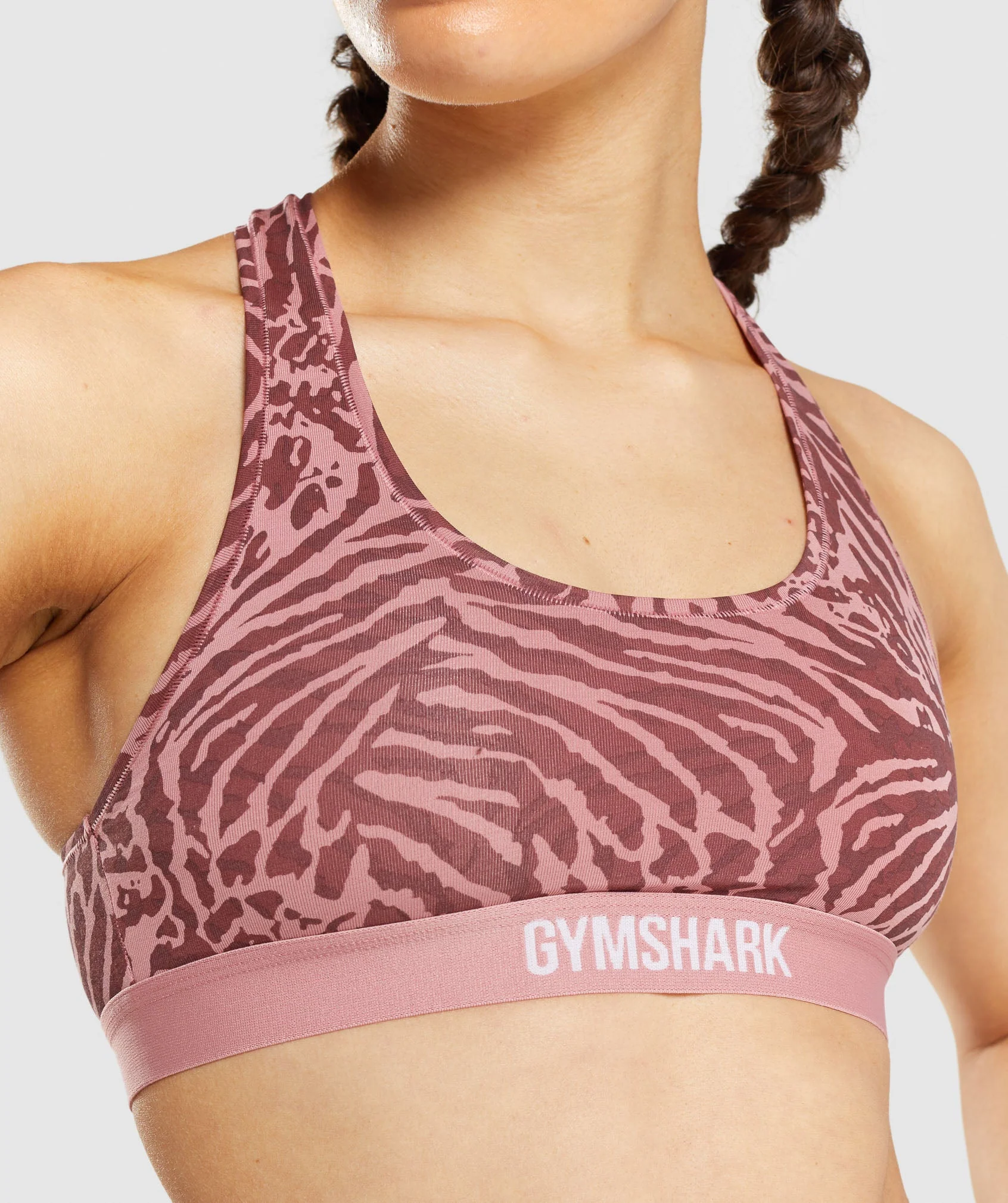 Gymshark Cotton Bralette - Alice Pink - Image 6