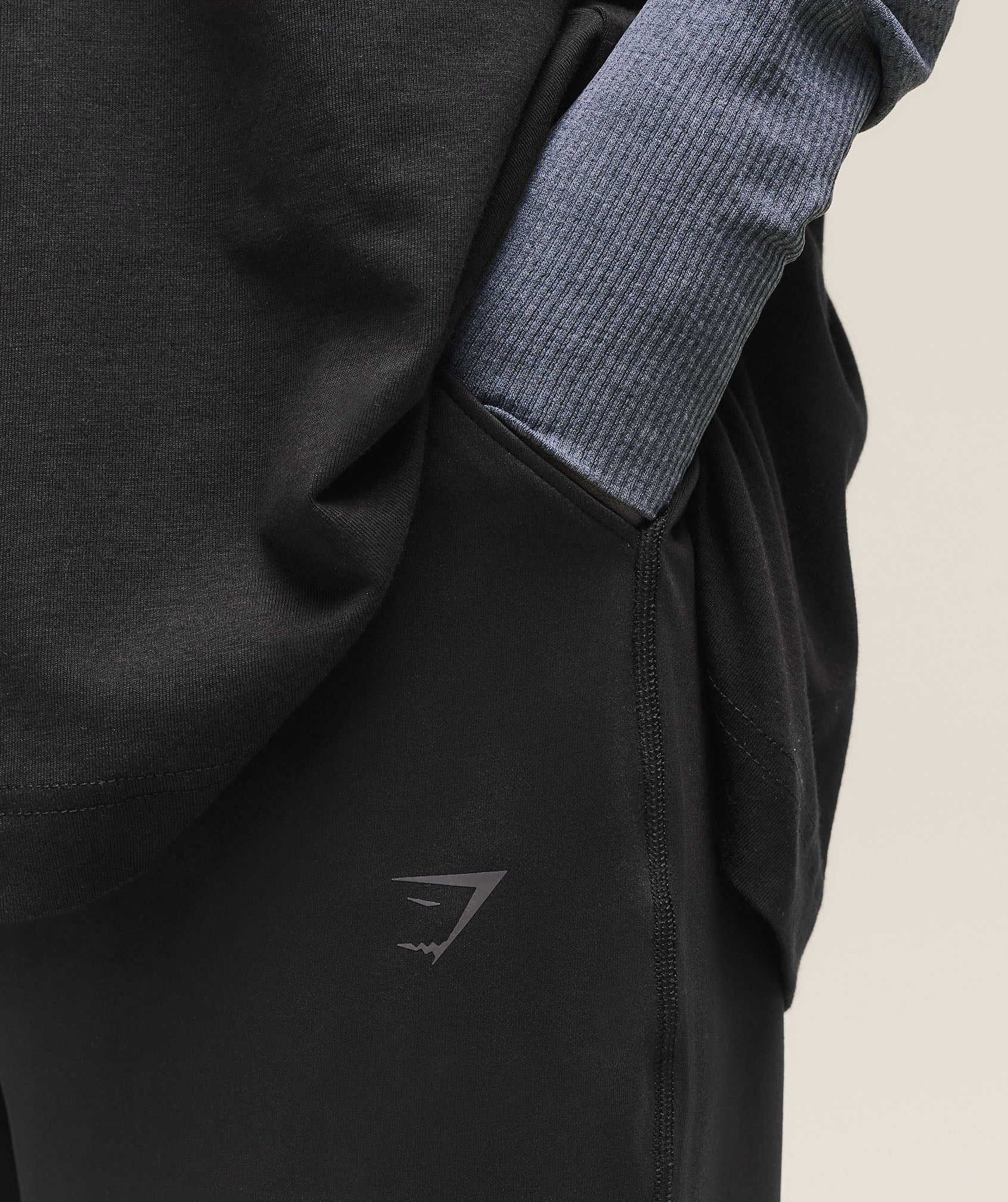 Gymshark Covered Joggers - Black - Image 5