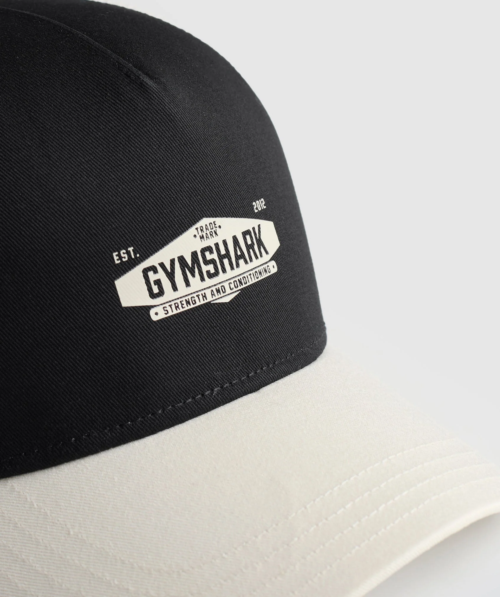 Gymshark Craft Trucker - Oat White/Black - Image 3