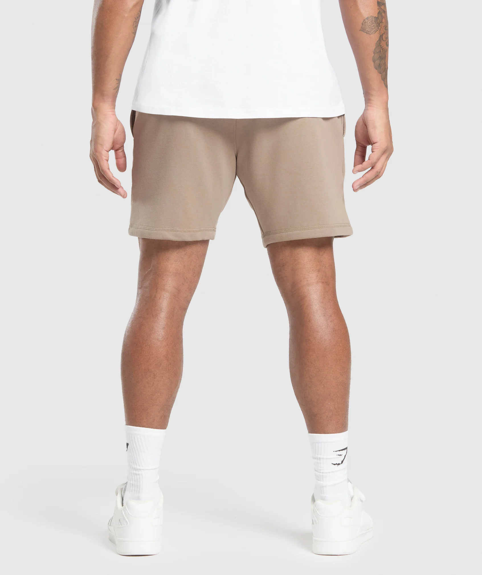 Gymshark Crest 7" Shorts - Lifestyle Brown - Image 2