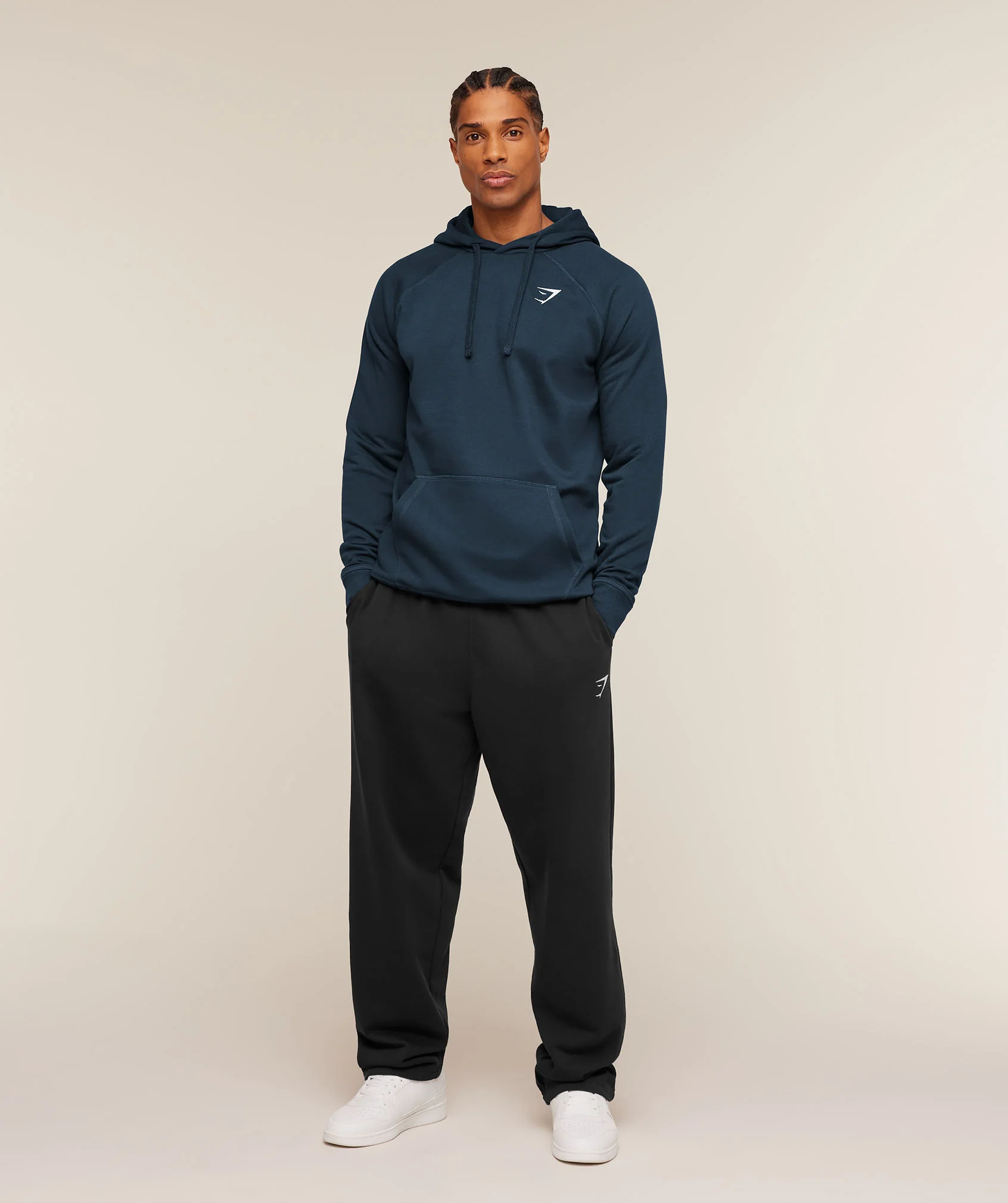Gymshark Crest Hoodie - Navy - Image 5