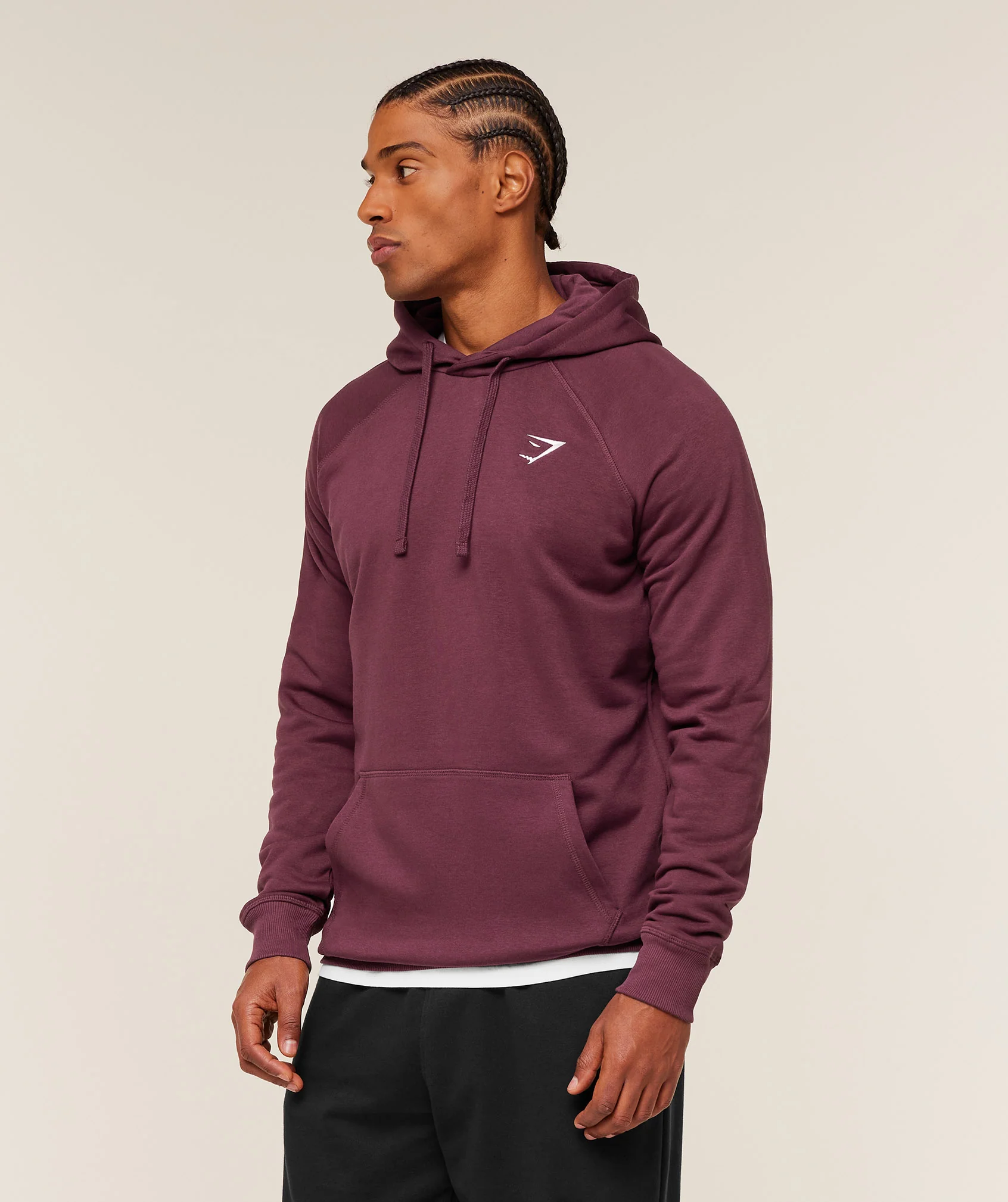 Gymshark Crest Hoodie - GS Impact Burgundy - Image 3