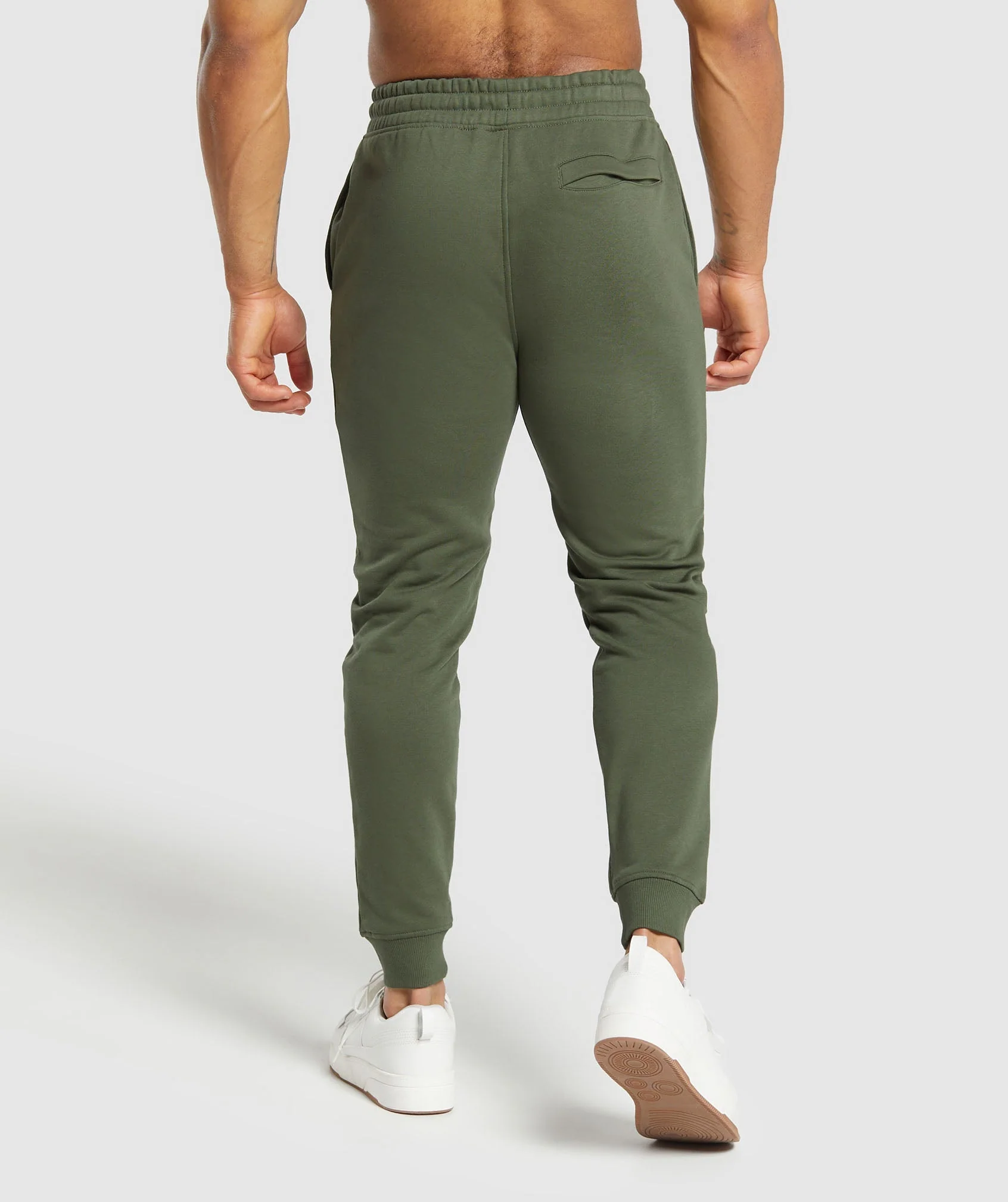 Gymshark Crest Joggers - Core Olive - Image 2
