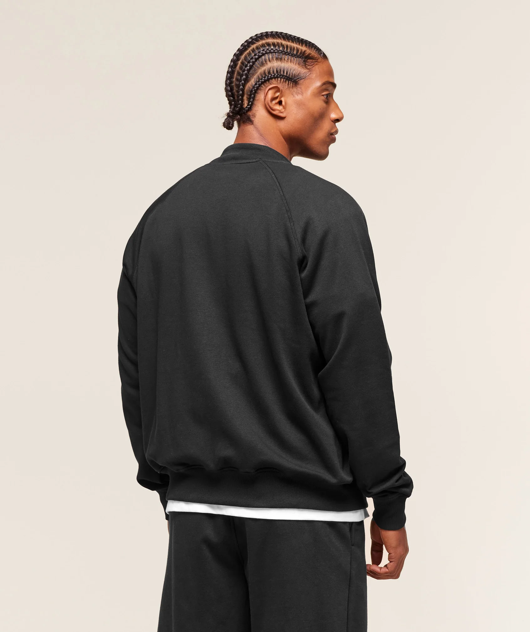 Gymshark Crest Oversized Track Jacket - Black - Image 3