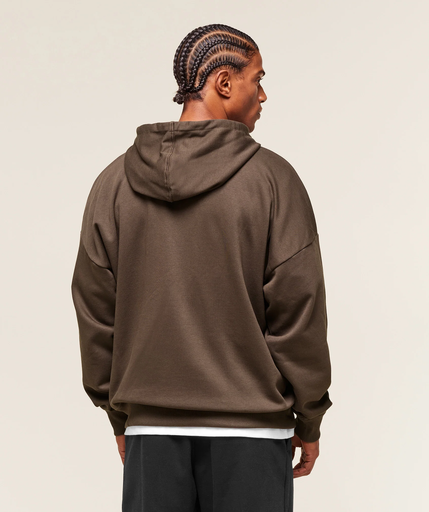 Gymshark Crest Oversized Zip Up Hoodie - Archive Brown - Image 2