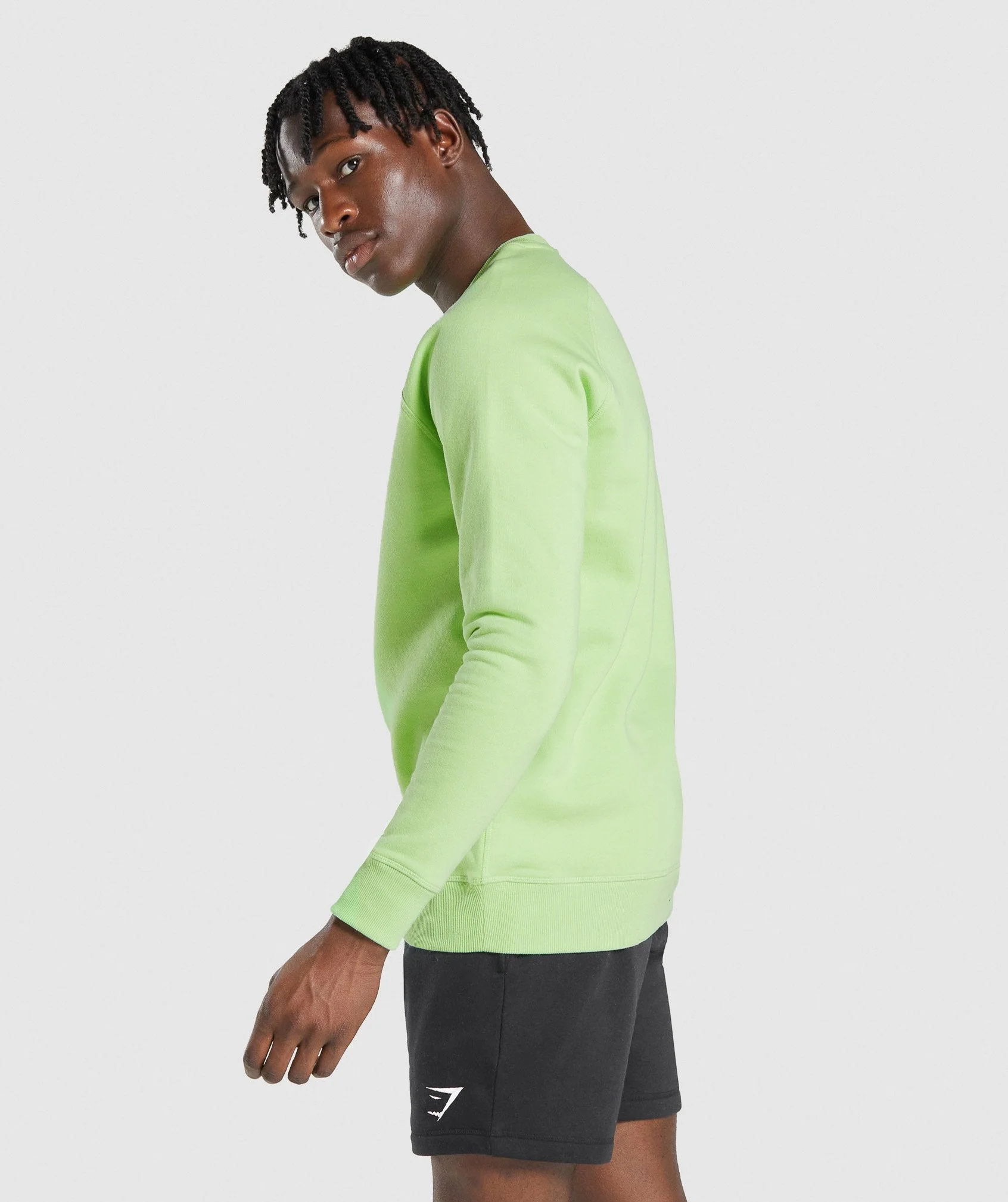 Gymshark Crest Sweatshirt - Green - Image 3