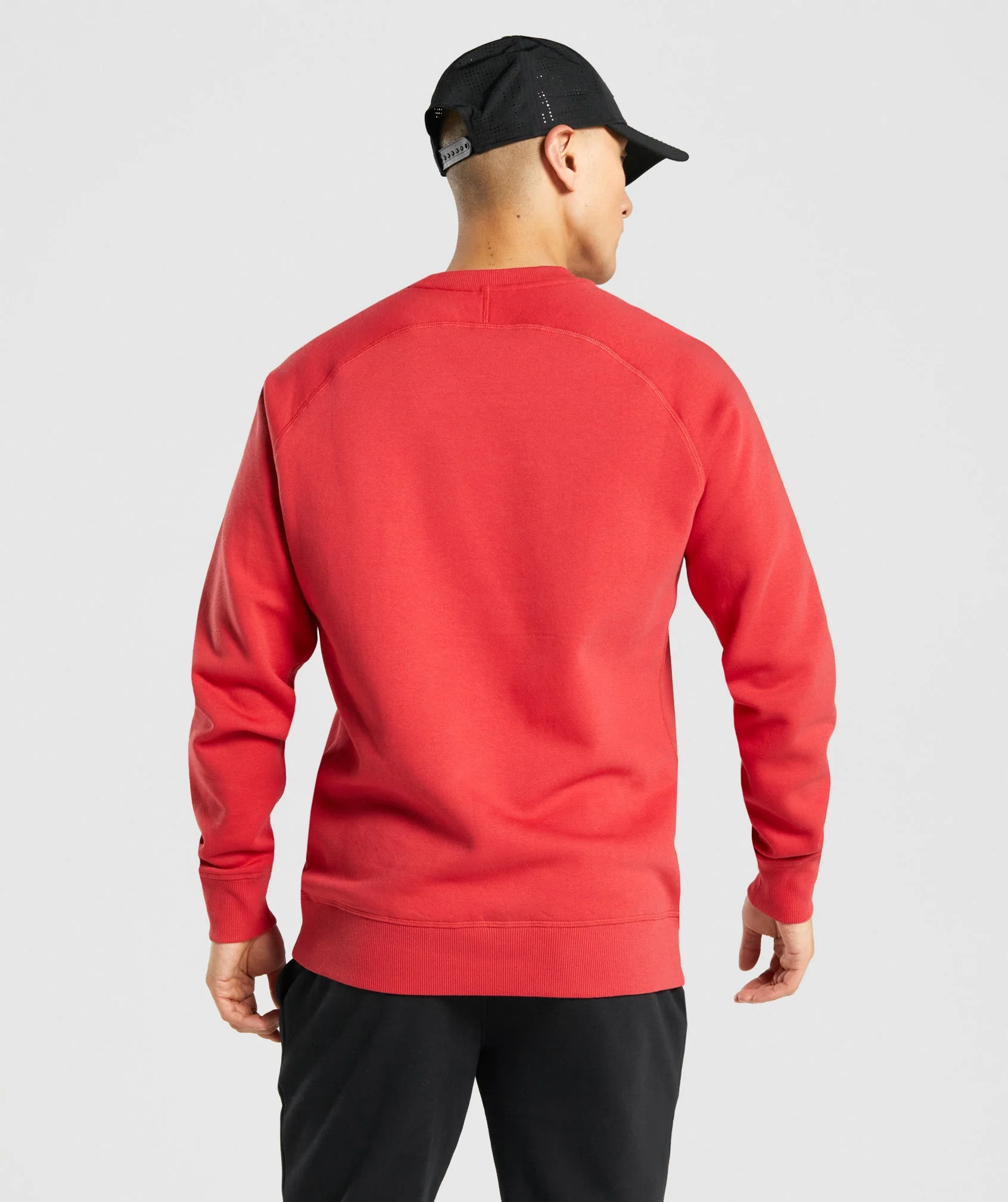 Gymshark Crest Sweatshirt - Red - Image 2