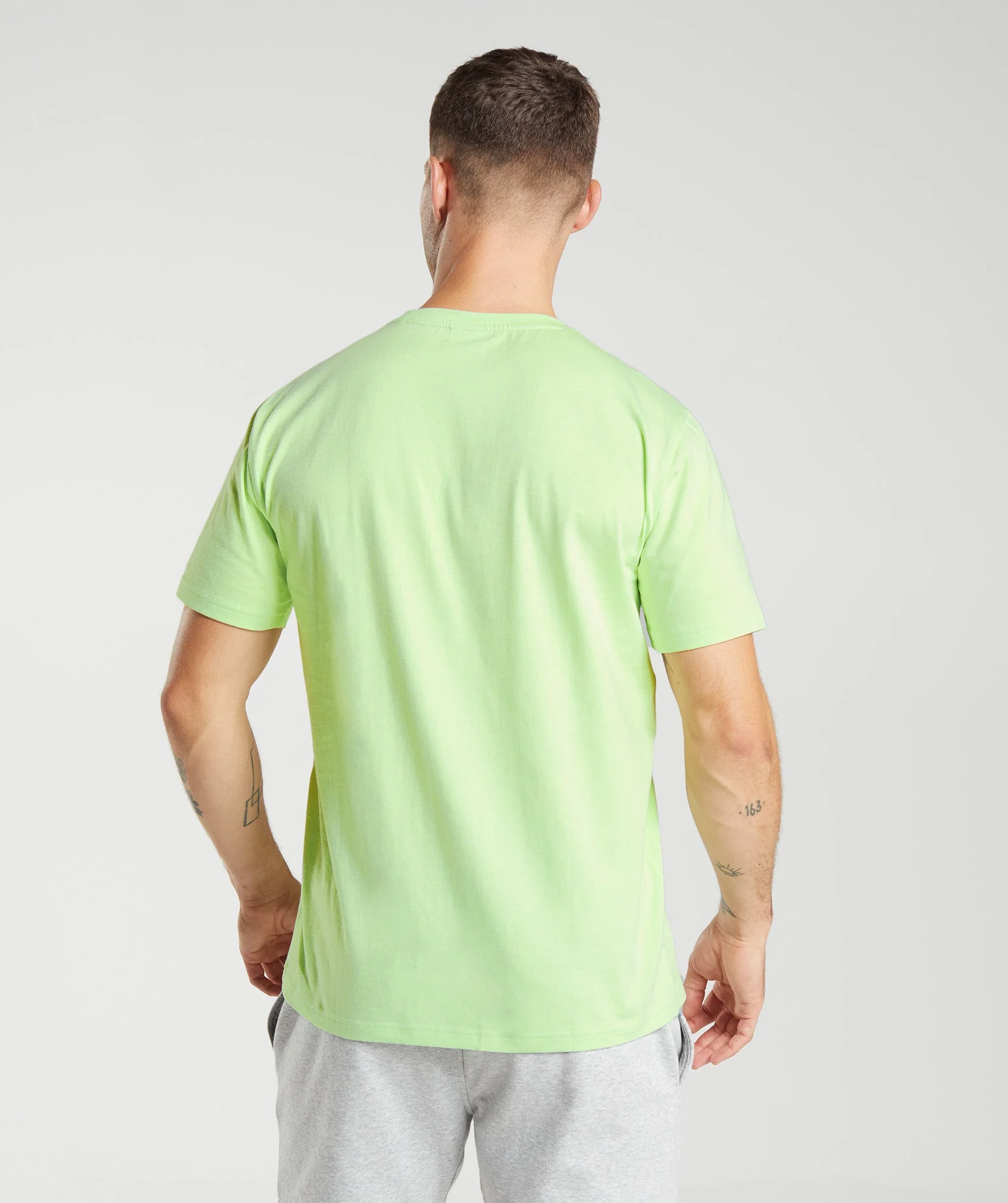 Gymshark Crest T-Shirt - Kiwi Green - Image 2