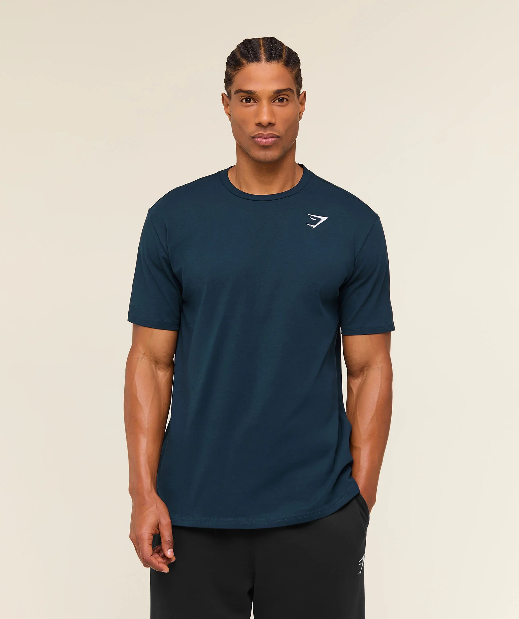 Gymshark Crest T-Shirt - Navy