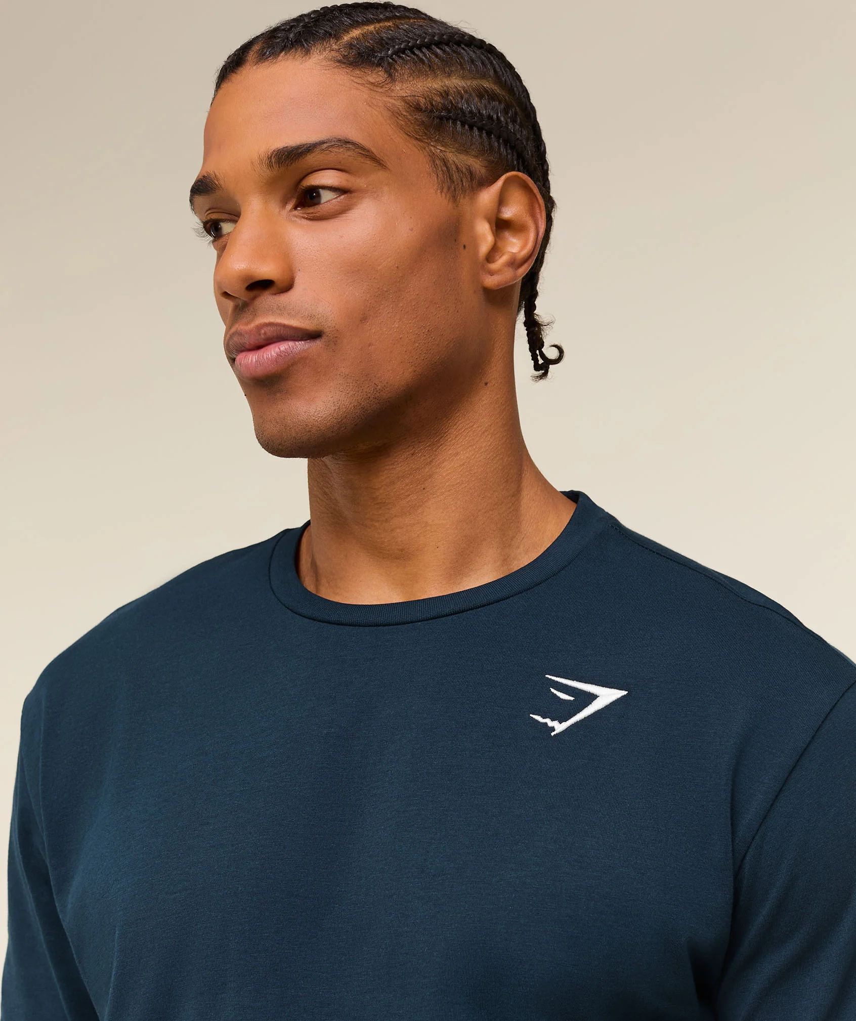 Gymshark Crest T-Shirt - Navy - Image 4