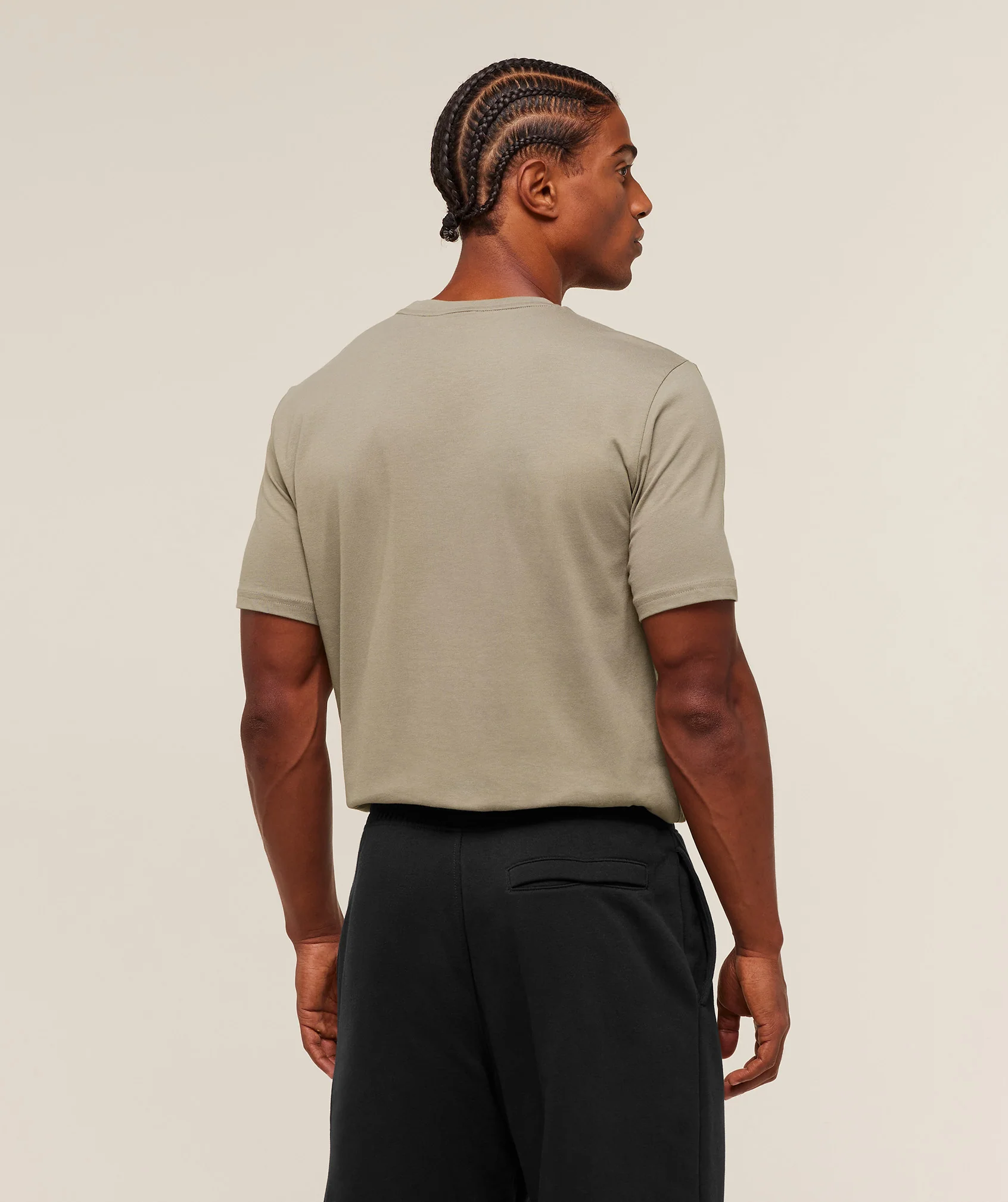 Gymshark Crest T-Shirt - Linen Brown - Image 2