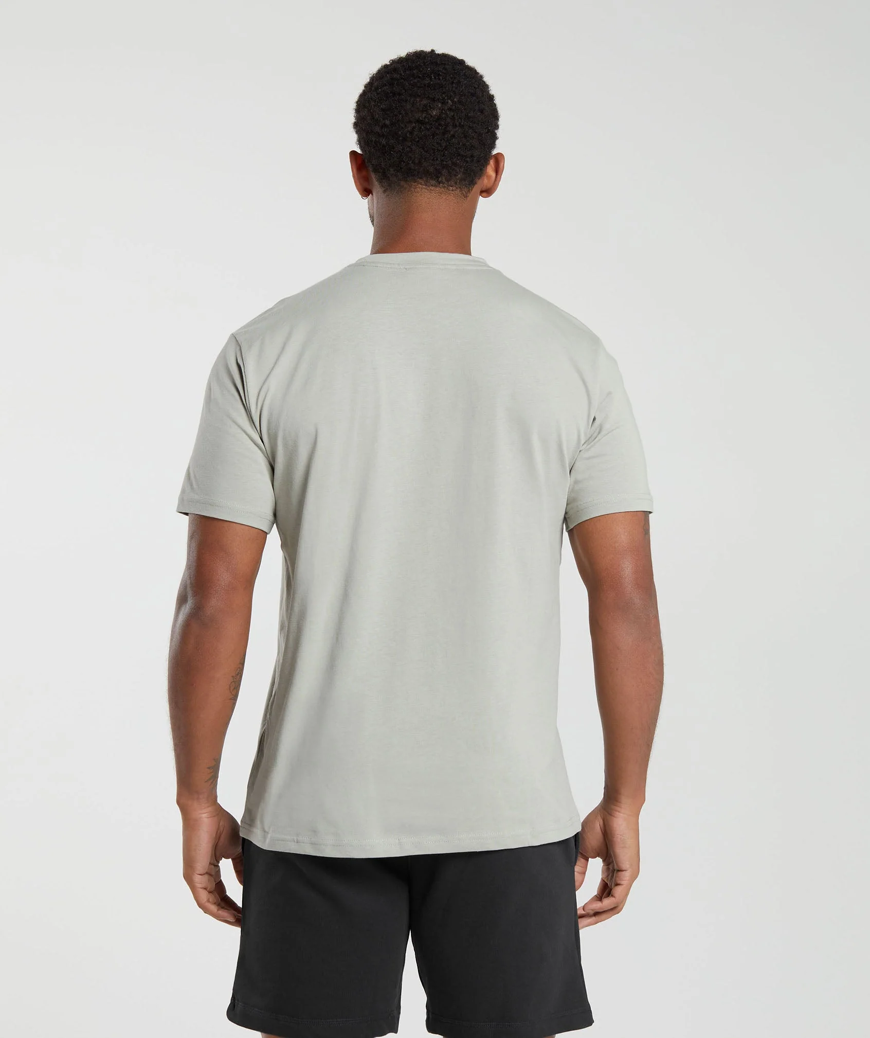 Gymshark Crest T-Shirt - Stone Grey - Image 2