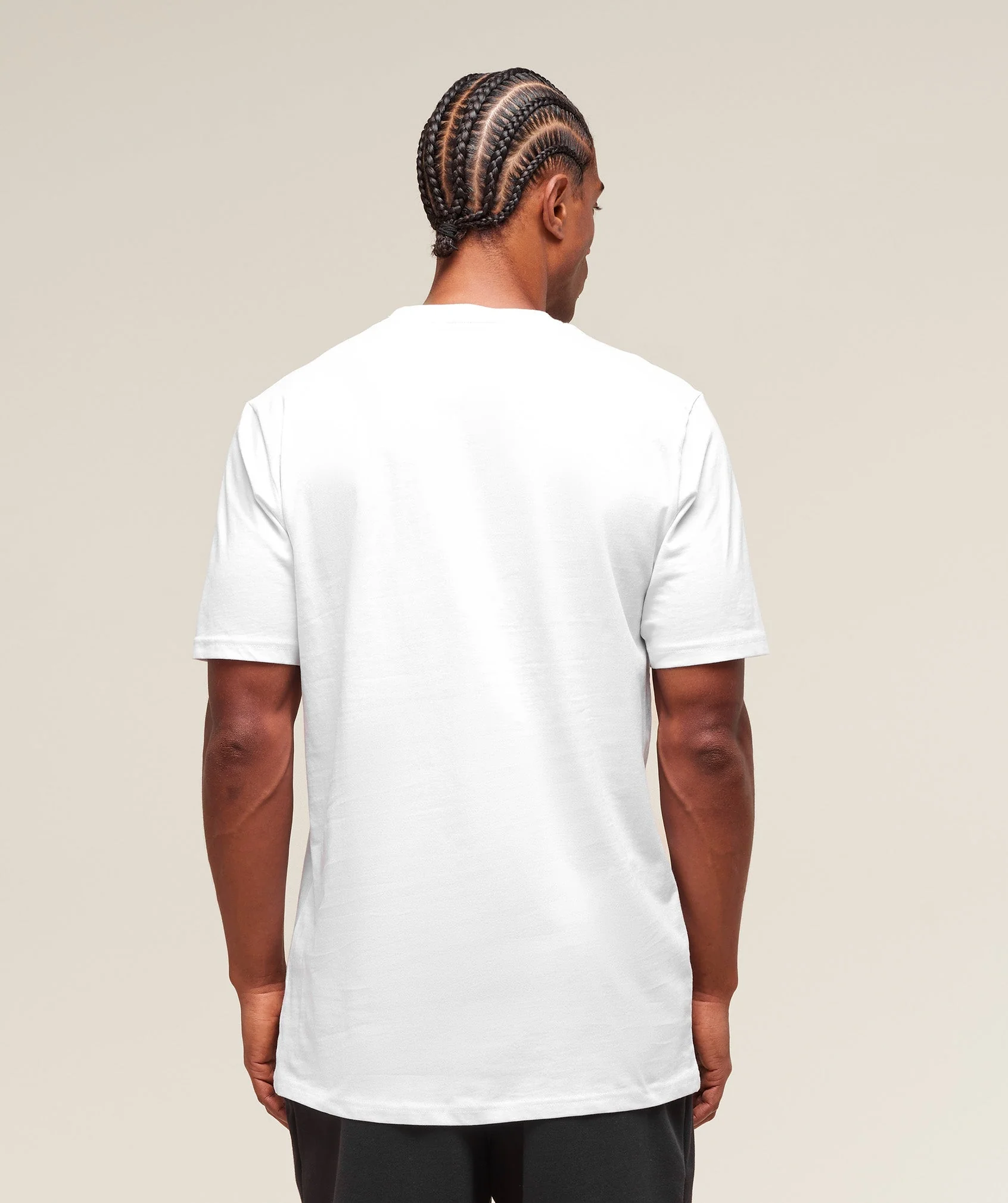 Gymshark Crest T-Shirt (Tall) - White - Image 2