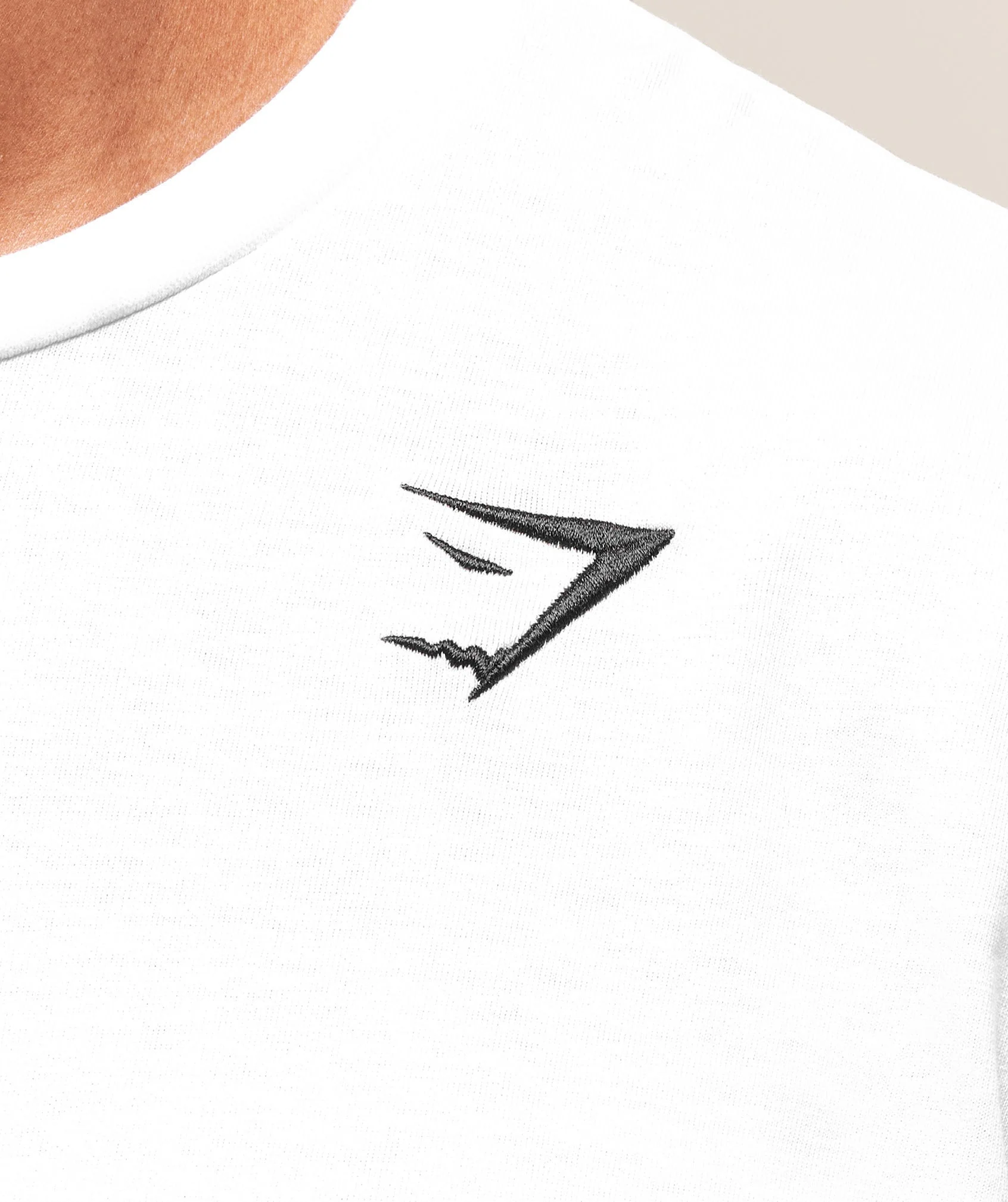 Gymshark Crest T-Shirt (Tall) - White - Image 4