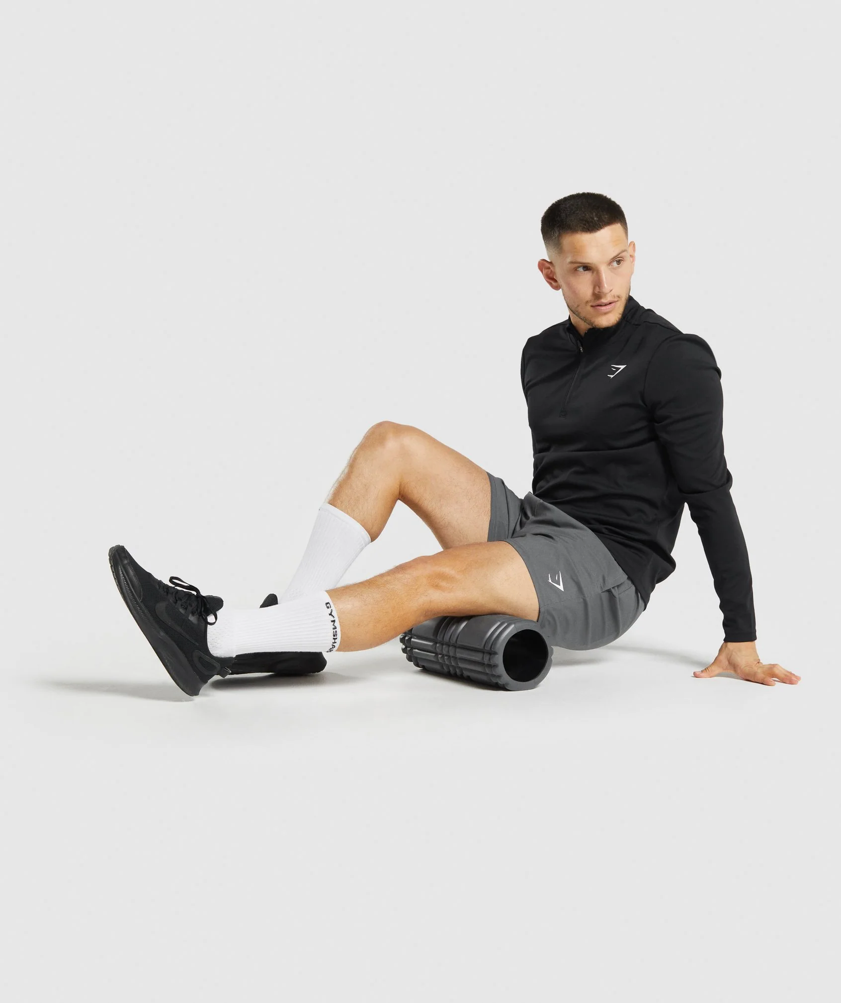 Gymshark Premium Logo Crew Socks 1pk - White - Image 4