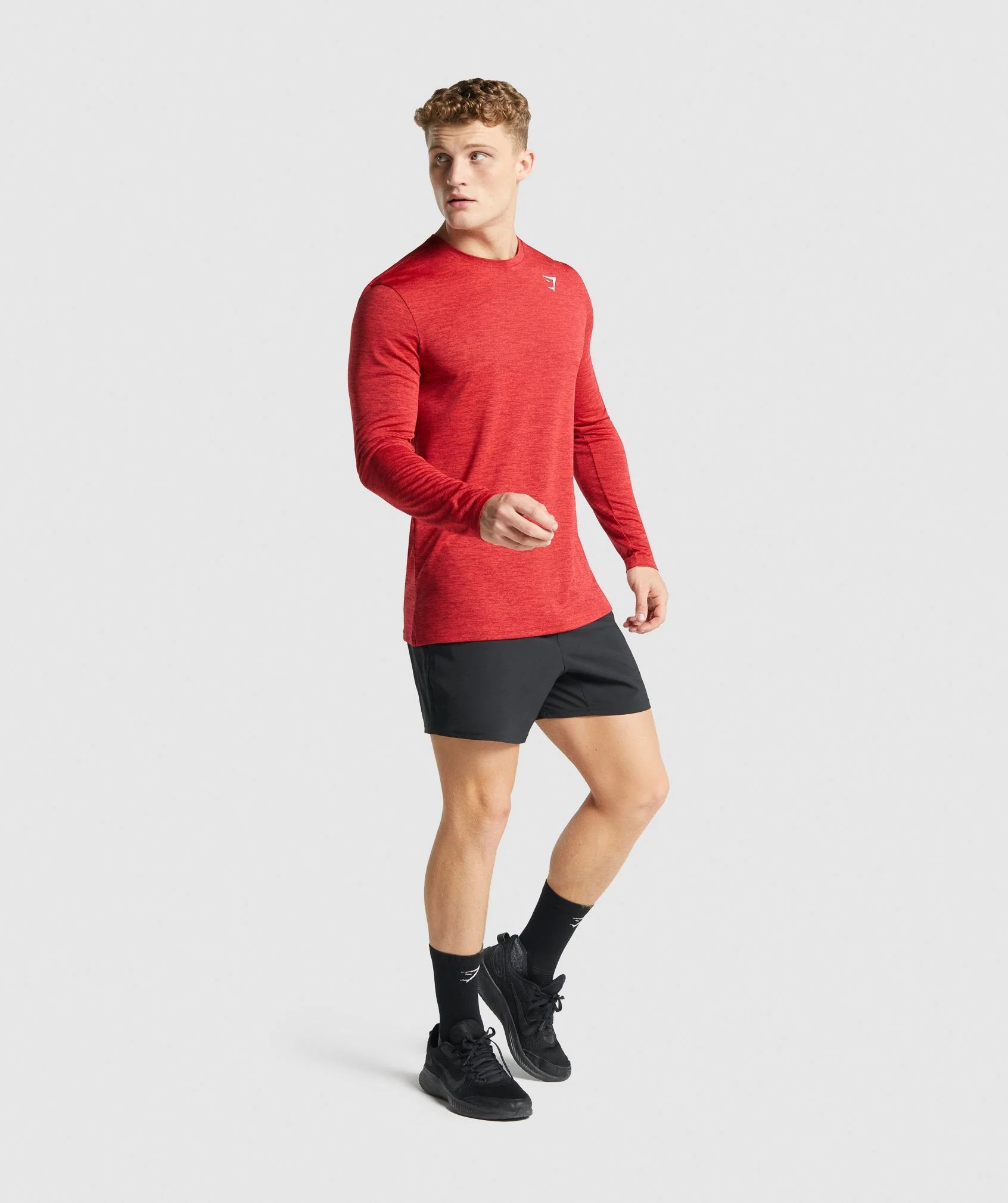 Gymshark Lightweight Running Crew Socks - Black - Image 7