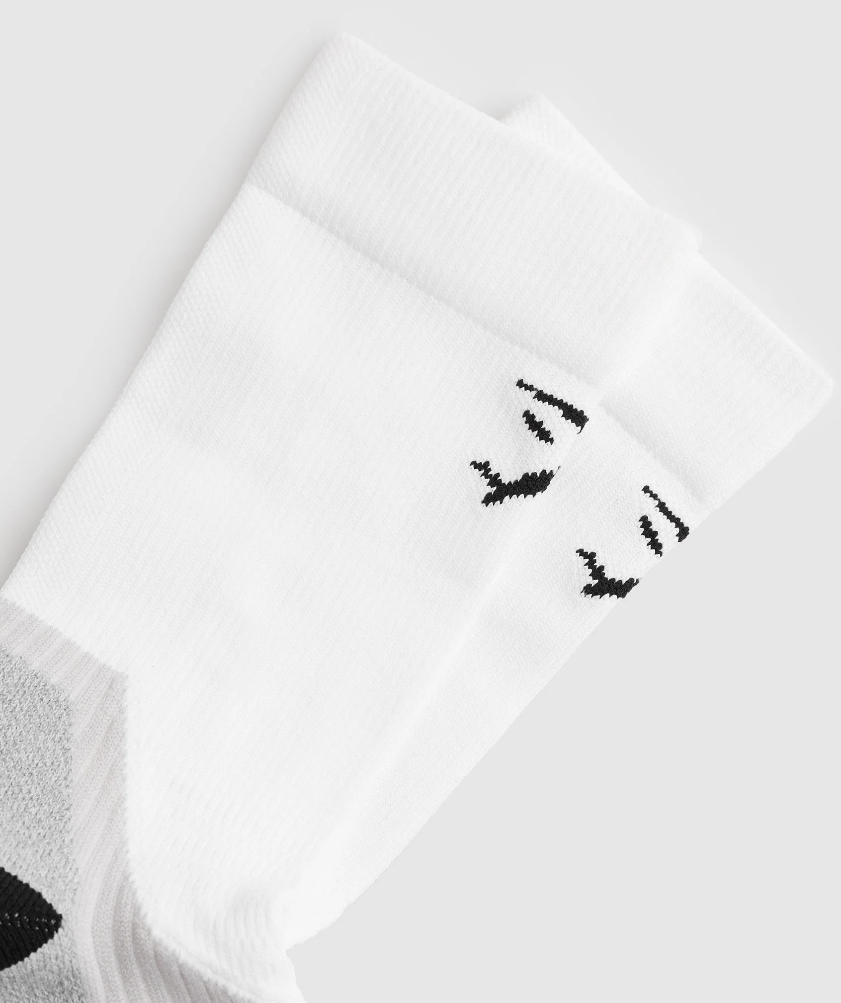 Gymshark Lightweight Running Crew Socks - White - Image 2
