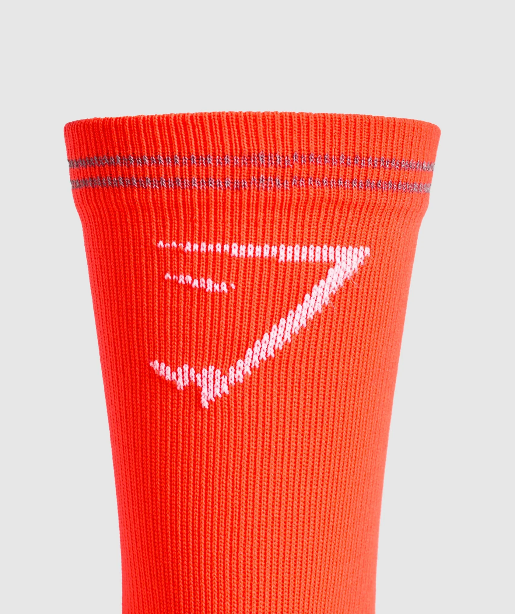 Gymshark Crew Running Socks - Energy Orange - Image 4