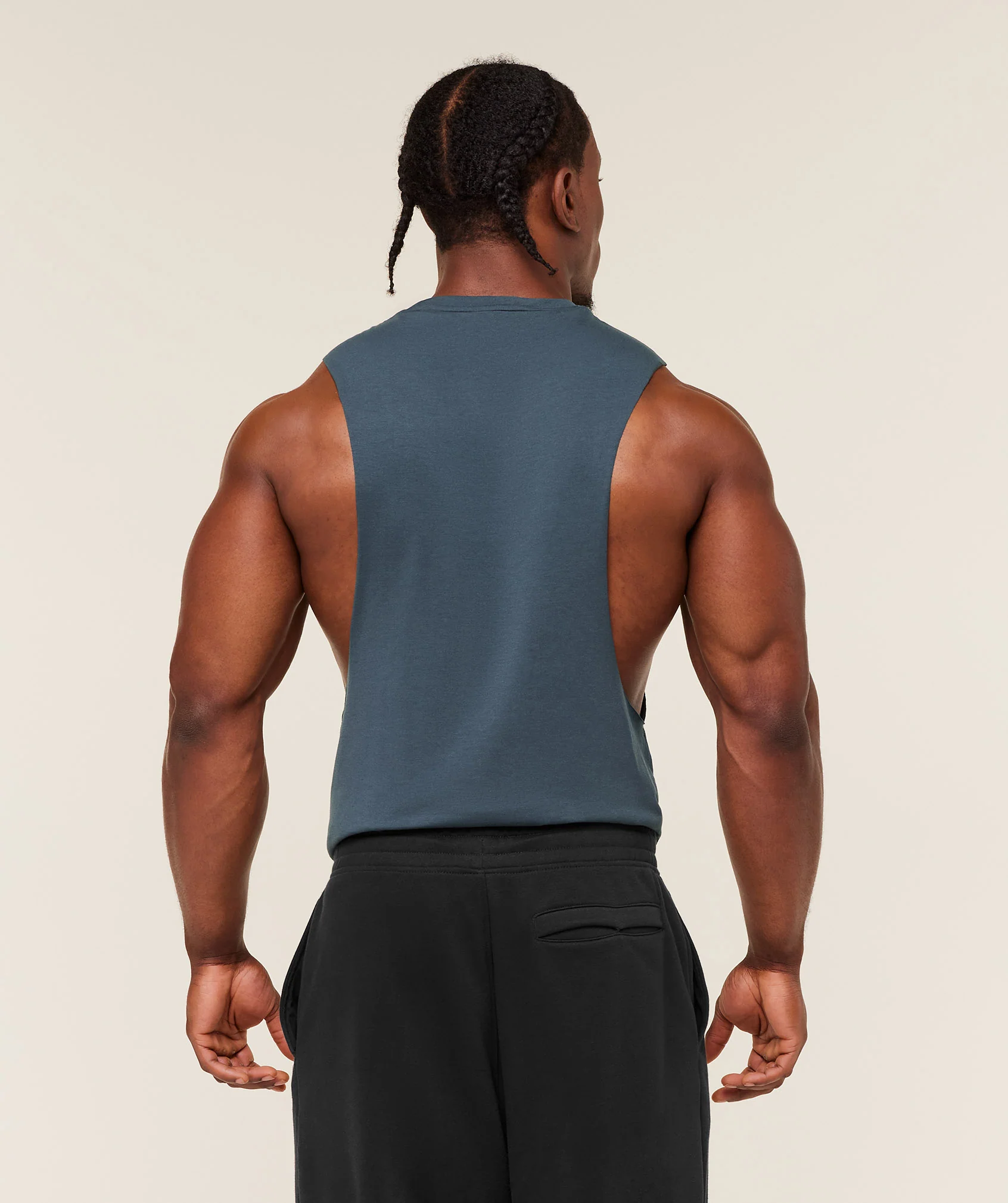 Gymshark Critical 2.0 Drop Arm Tank - GS Stealth Blue - Image 2