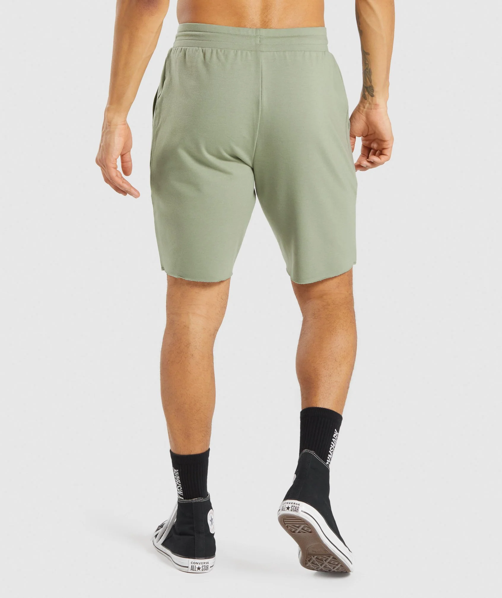 Gymshark Critical 9" Shorts - Light Green - Image 2