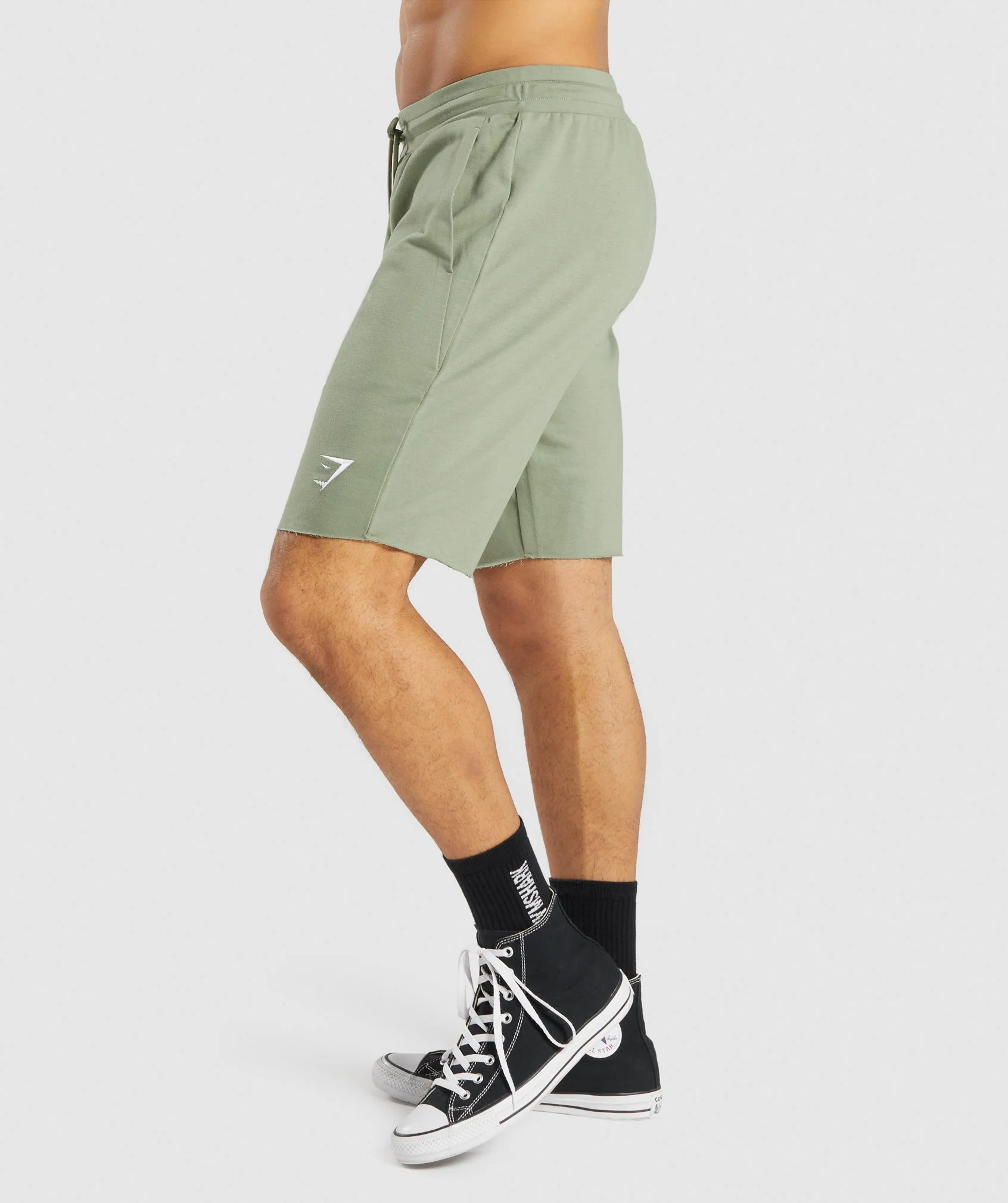 Gymshark Critical 9" Shorts - Light Green - Image 3