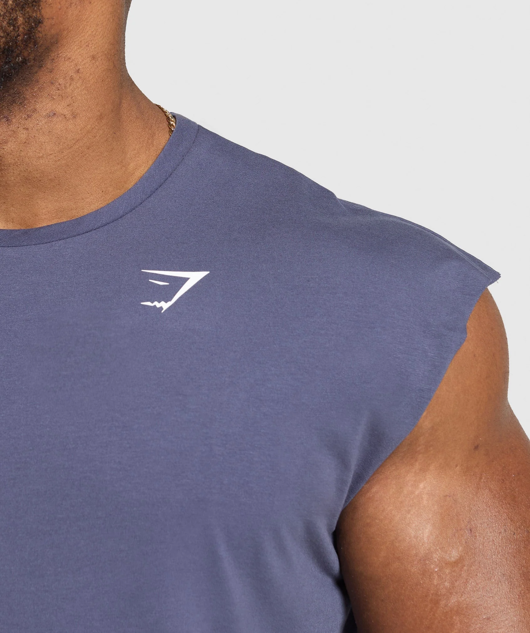 Gymshark Critical Cut Off Tank - Weighted Purple - Image 4