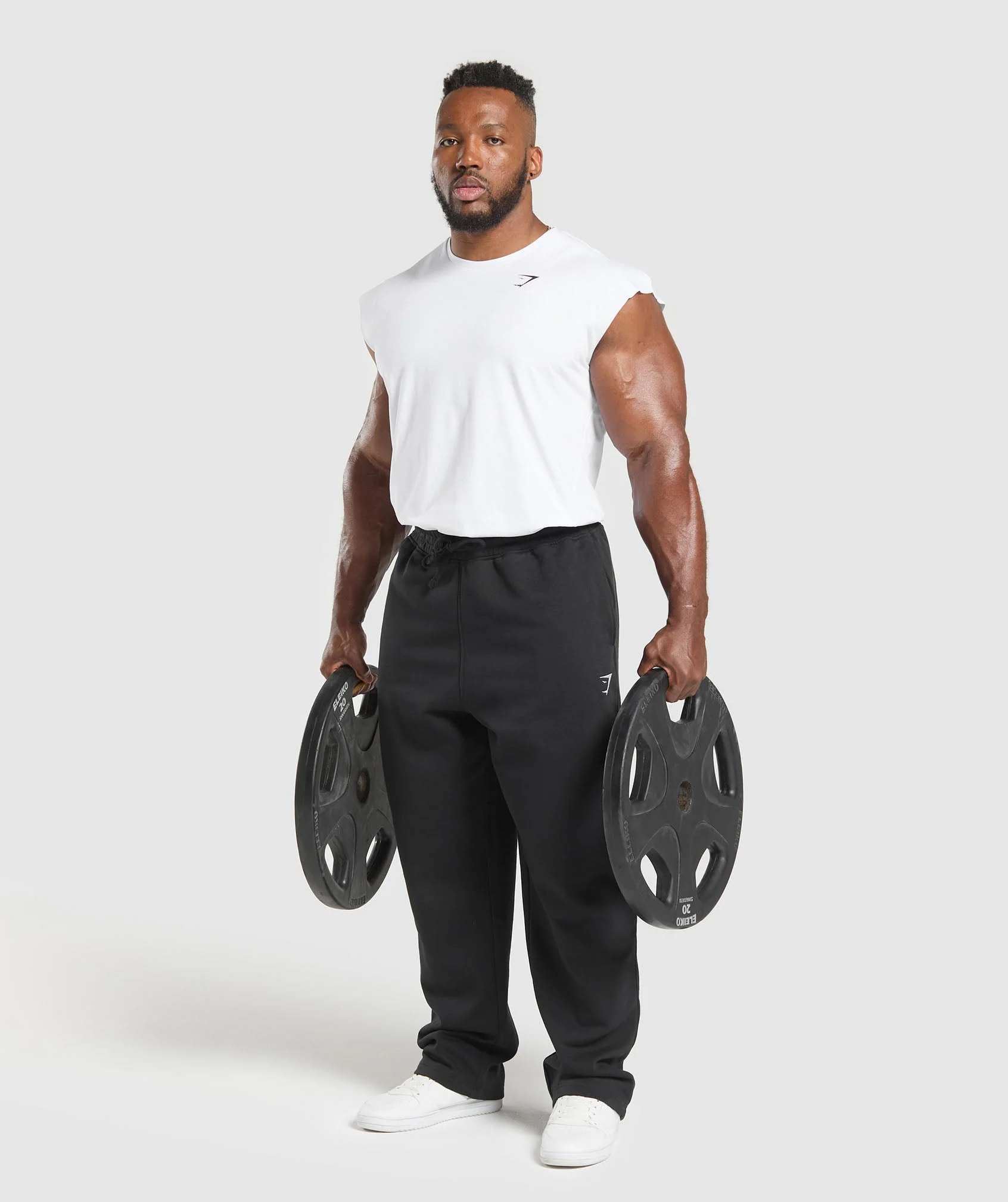 Gymshark Critical Cut Off Tank - White - Image 3