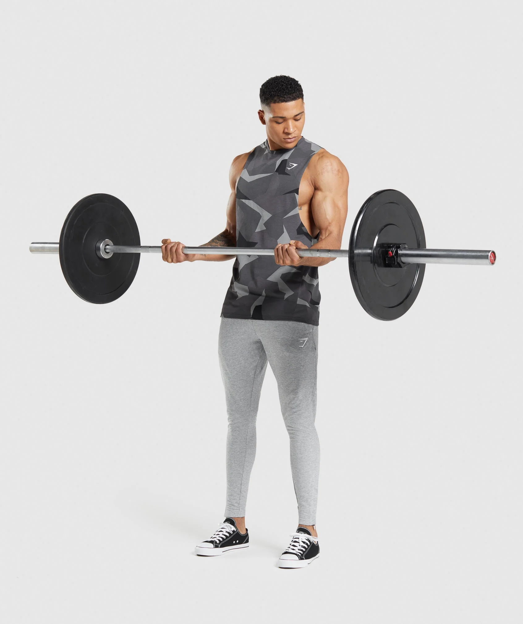 Gymshark Critical 2.0 Drop Arm Tank - Black Print - Image 4