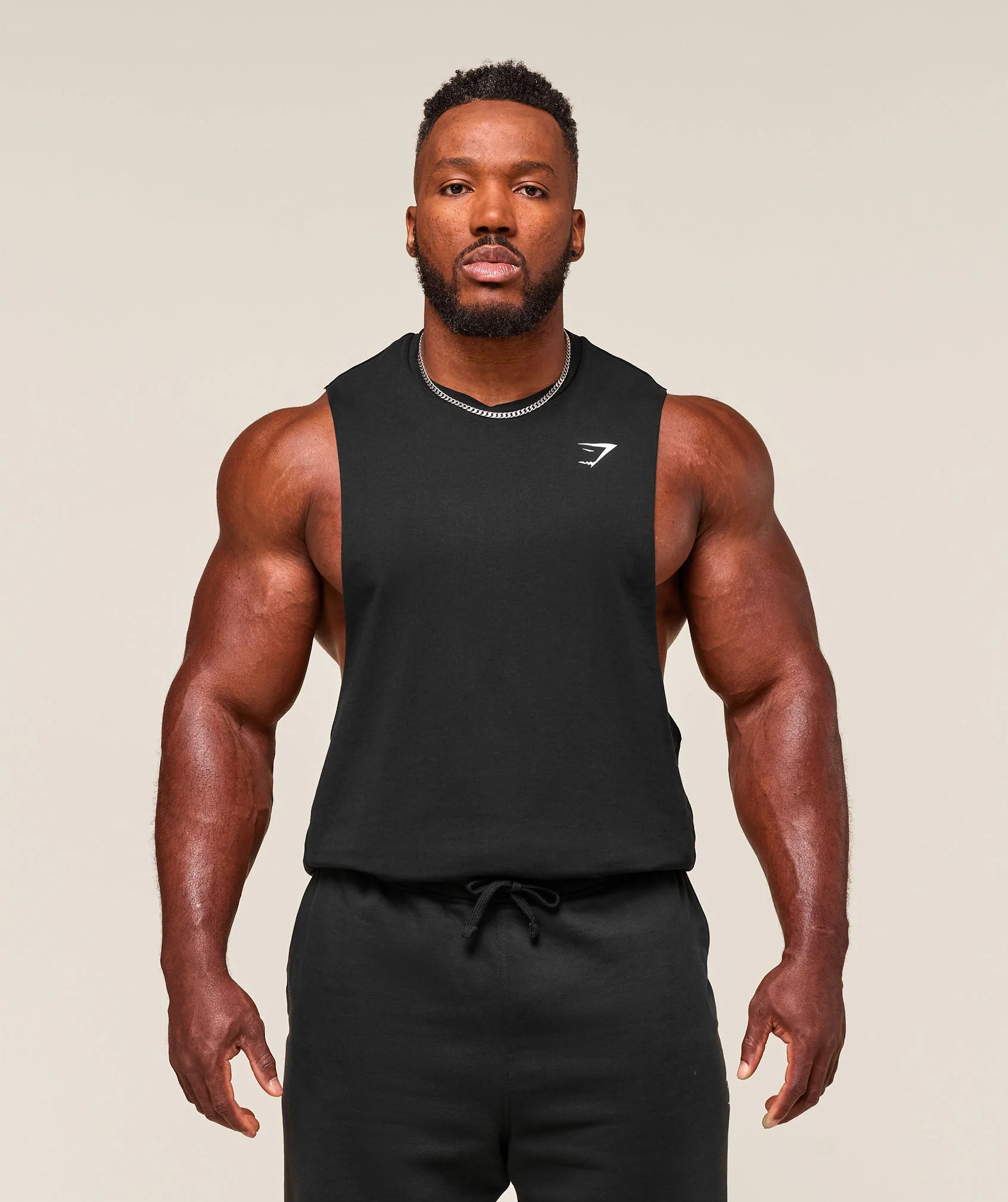 Gymshark Critical 2.0 Drop Arm Tank - Black