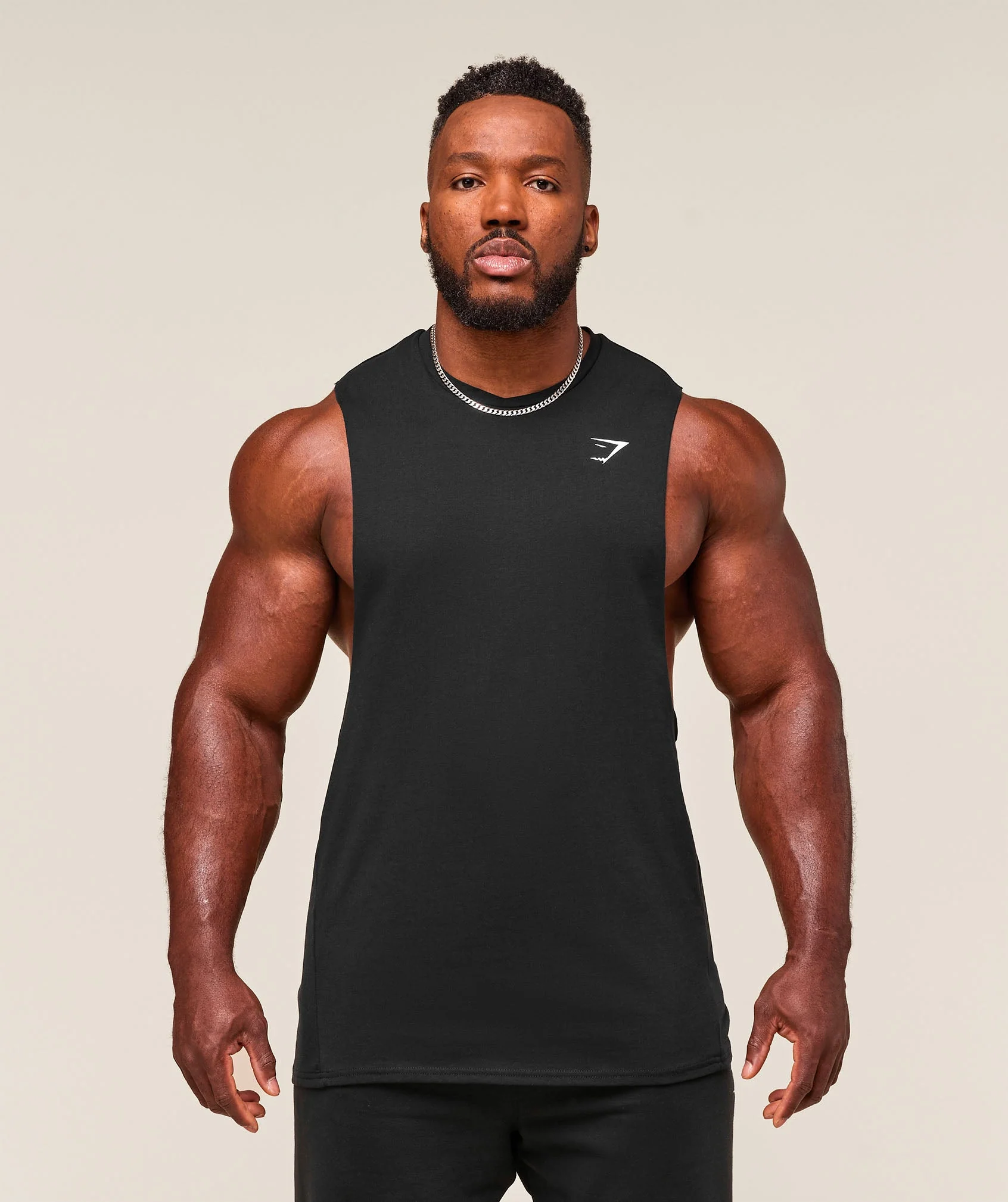 Gymshark Critical 2.0 Drop Arm Tank - Black - Image 5