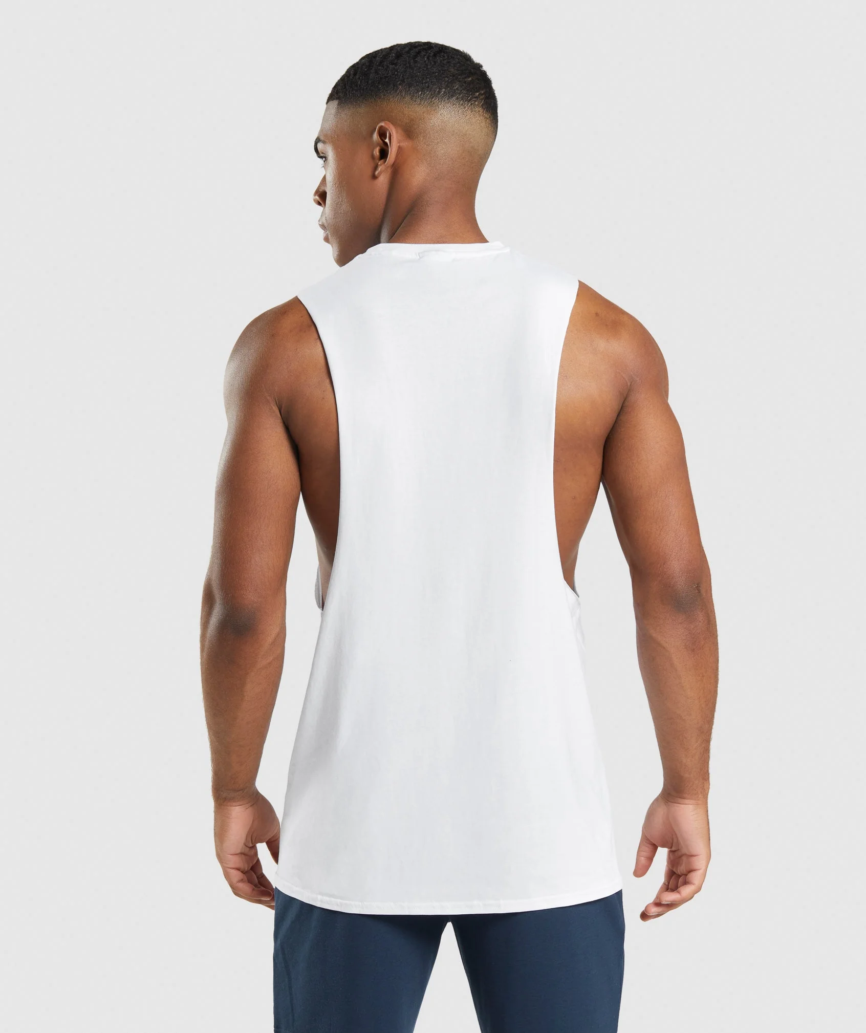 Gymshark Critical 2.0 Drop Arm Tank - White - Image 2