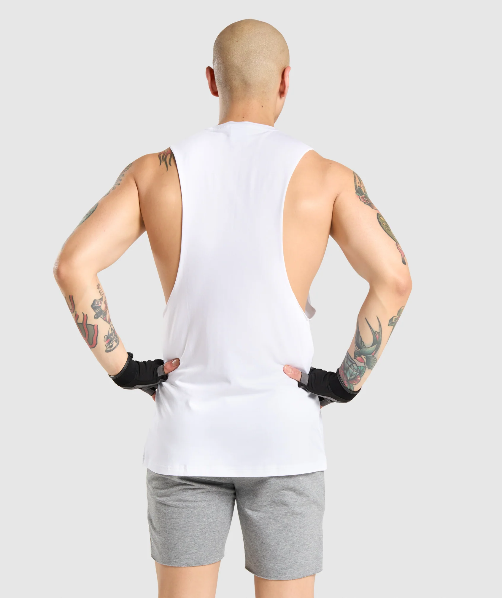 Gymshark Critical Drop Arm Tank - White - Image 2