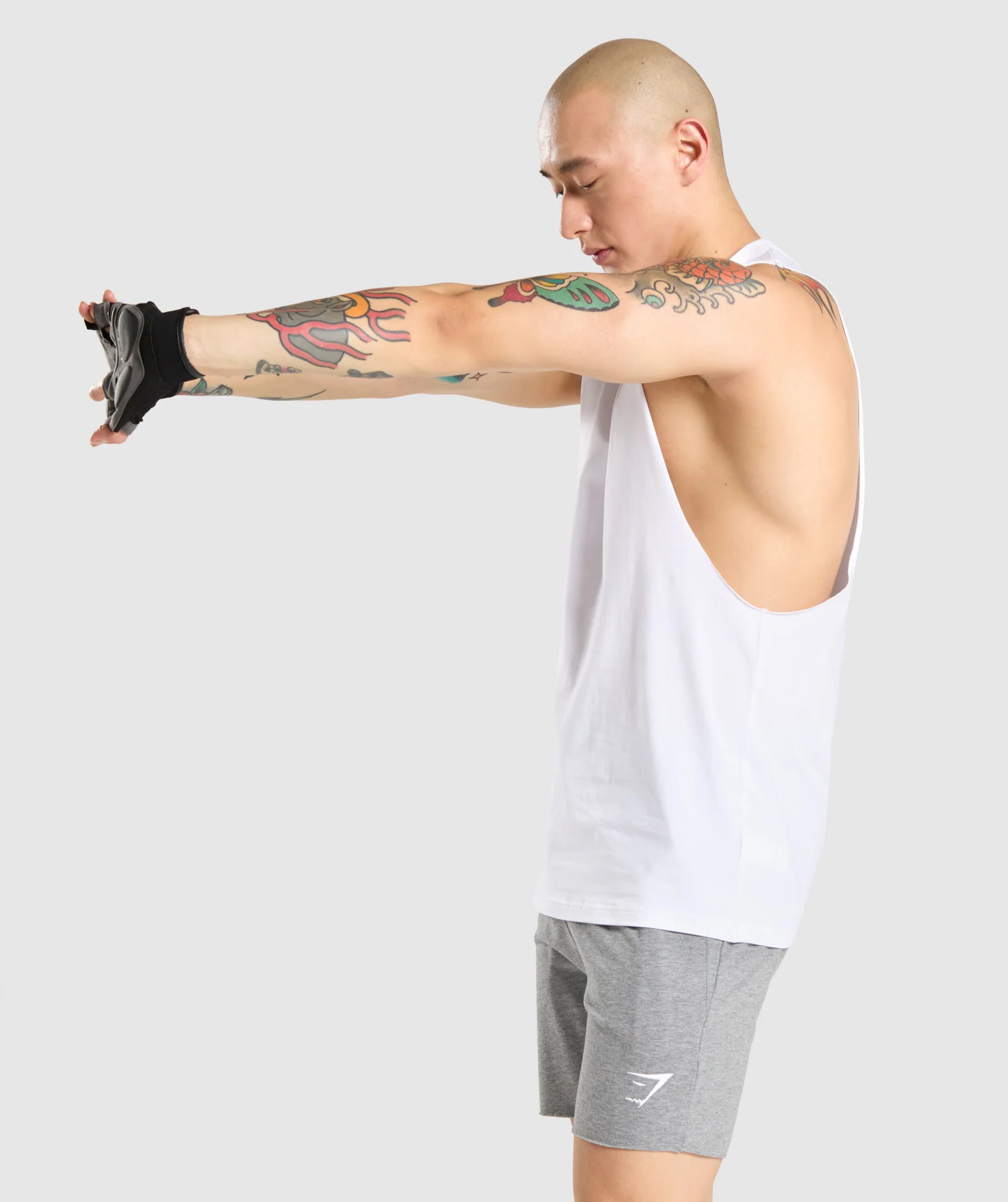 Gymshark Critical Drop Arm Tank - White - Image 3