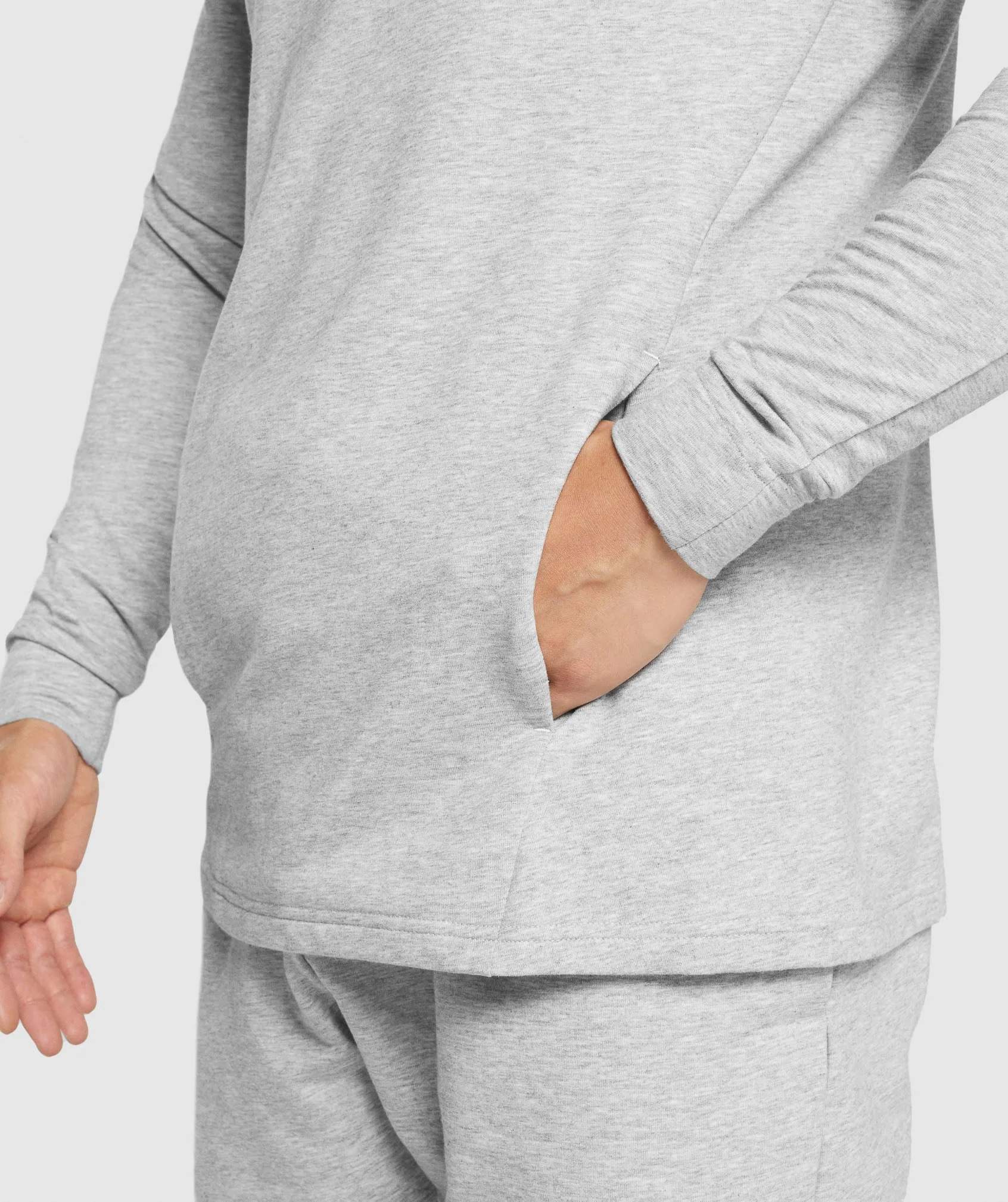 Gymshark Critical 2.0 Hoodie - Light Grey Marl - Image 6