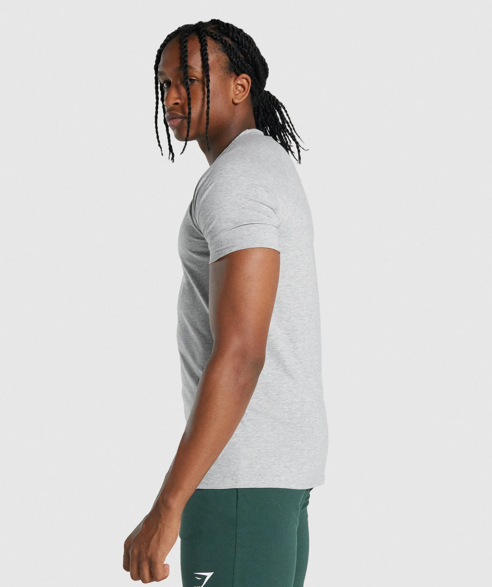 Gymshark Critical 2.0 T-Shirt - Light Grey Marl - Image 3