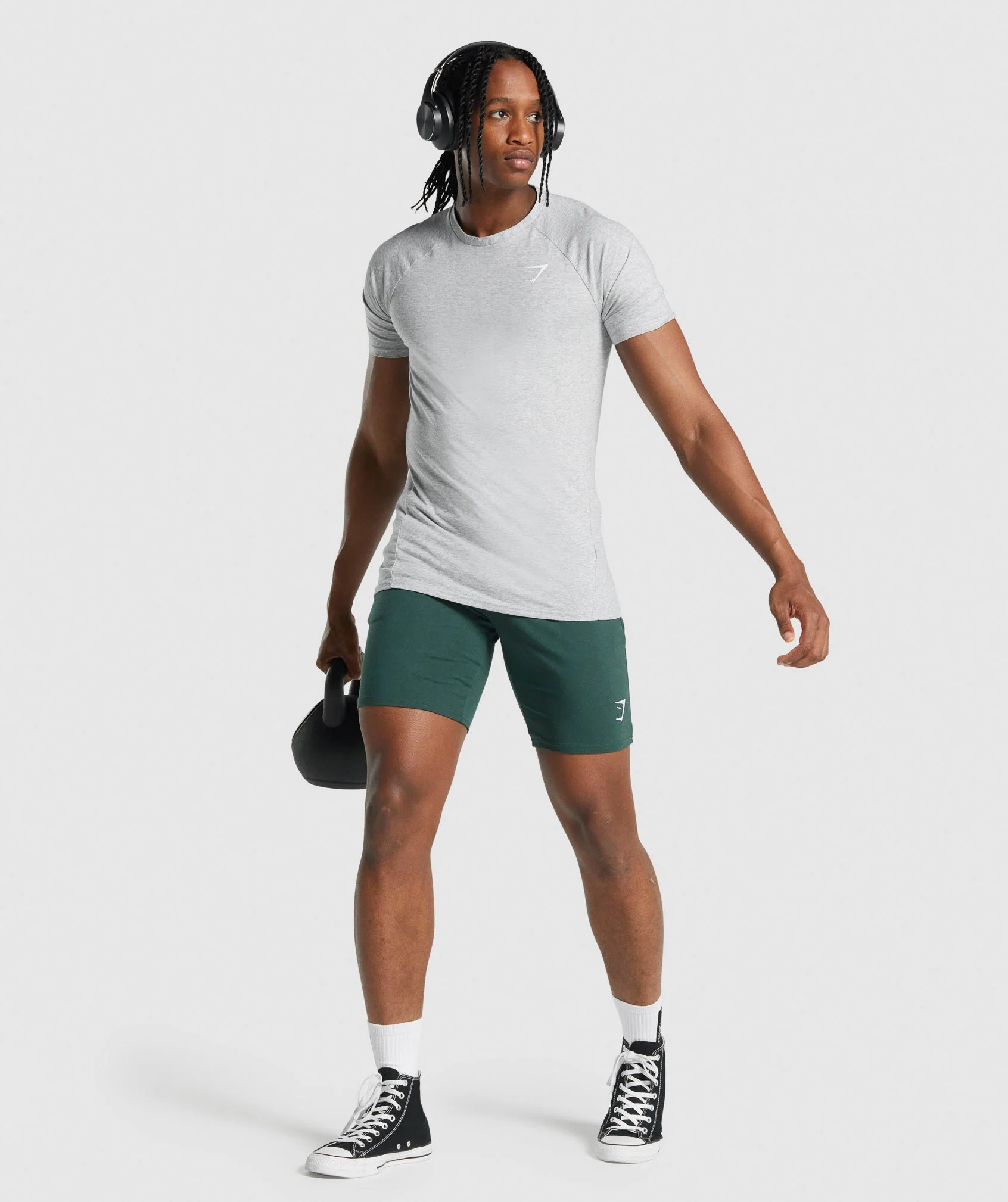 Gymshark Critical 2.0 T-Shirt - Light Grey Marl - Image 4
