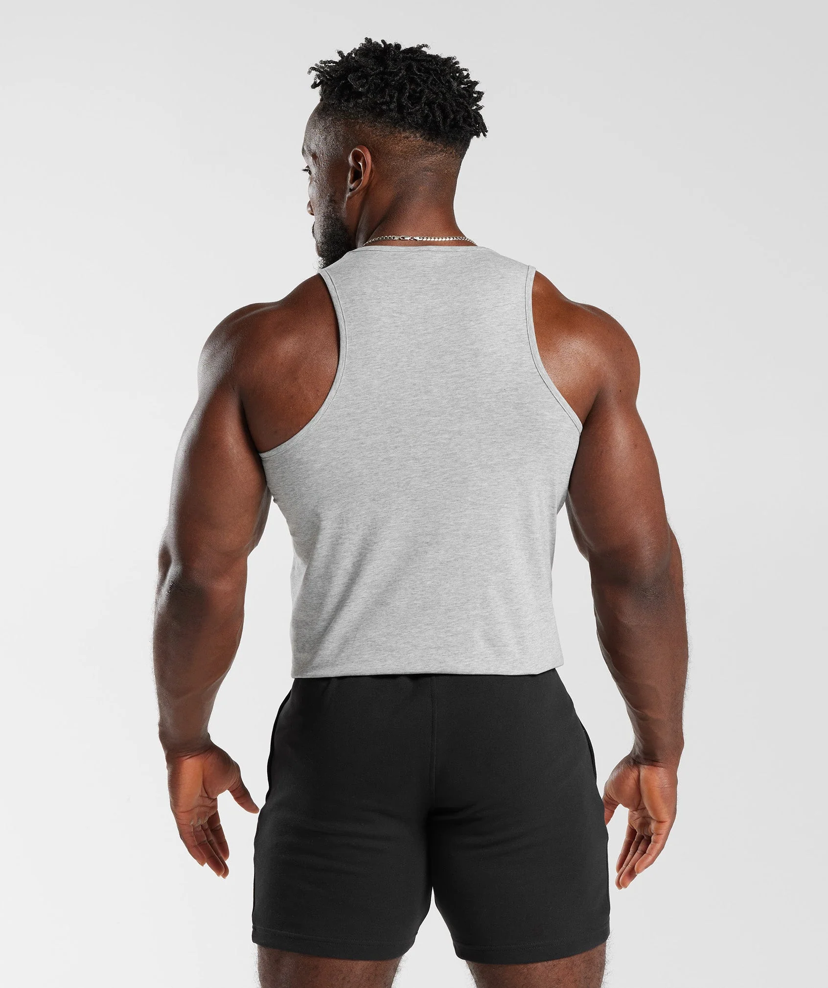Gymshark Critical Tank - Light Grey Marl - Image 2
