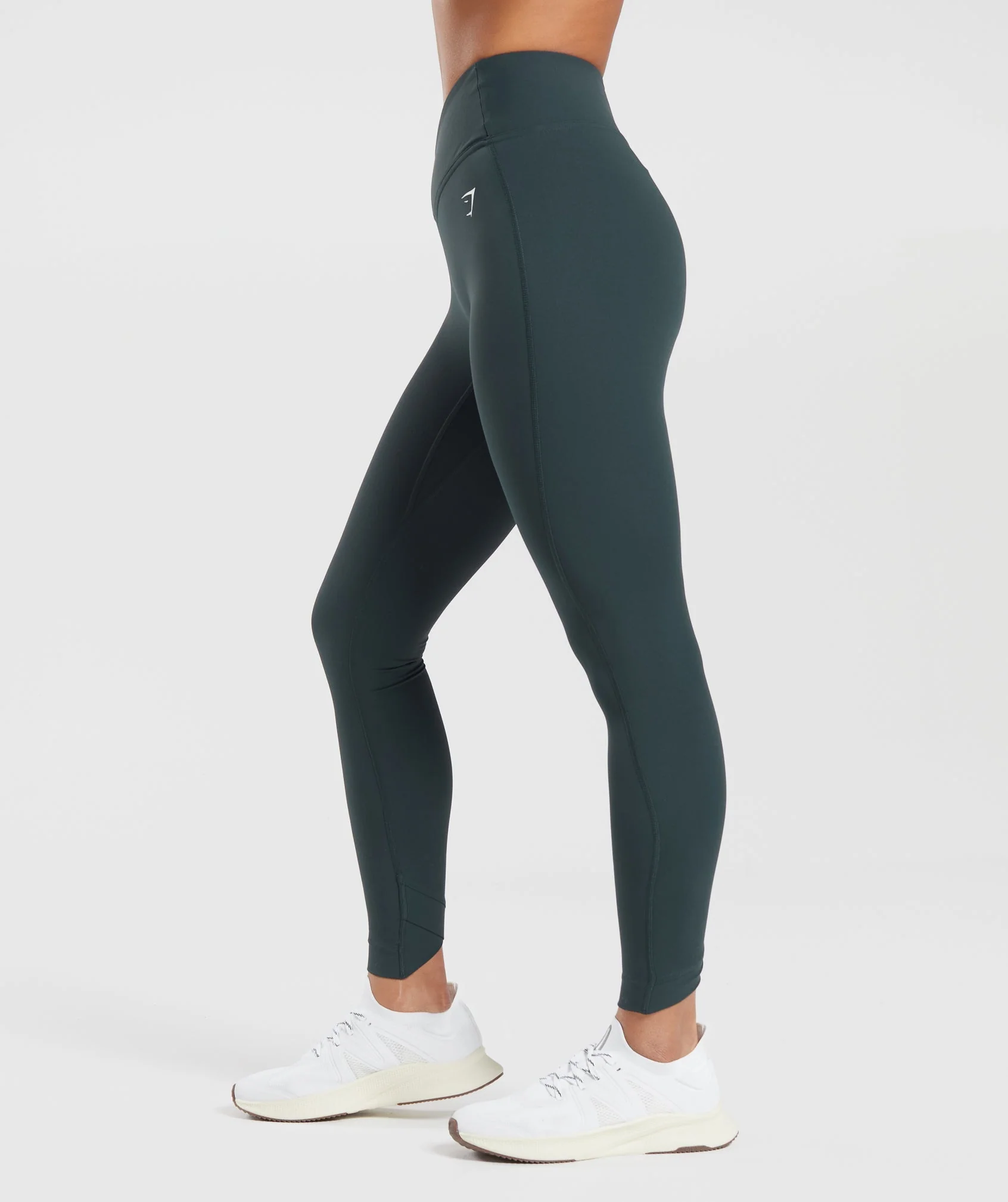 Gymshark Crossover Leggings - Darkest Teal - Image 3