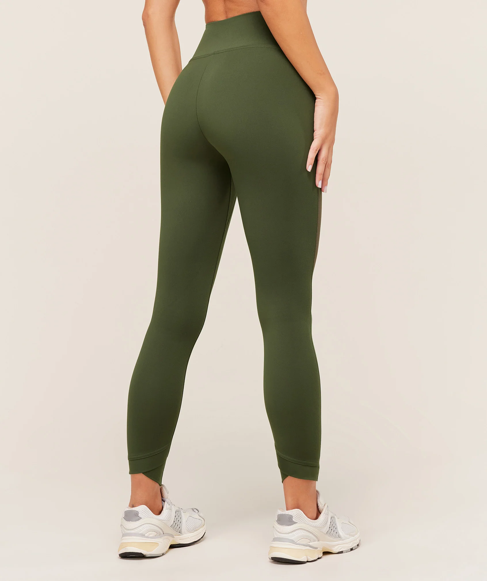Gymshark Crossover Leggings - Winter Olive - Image 3