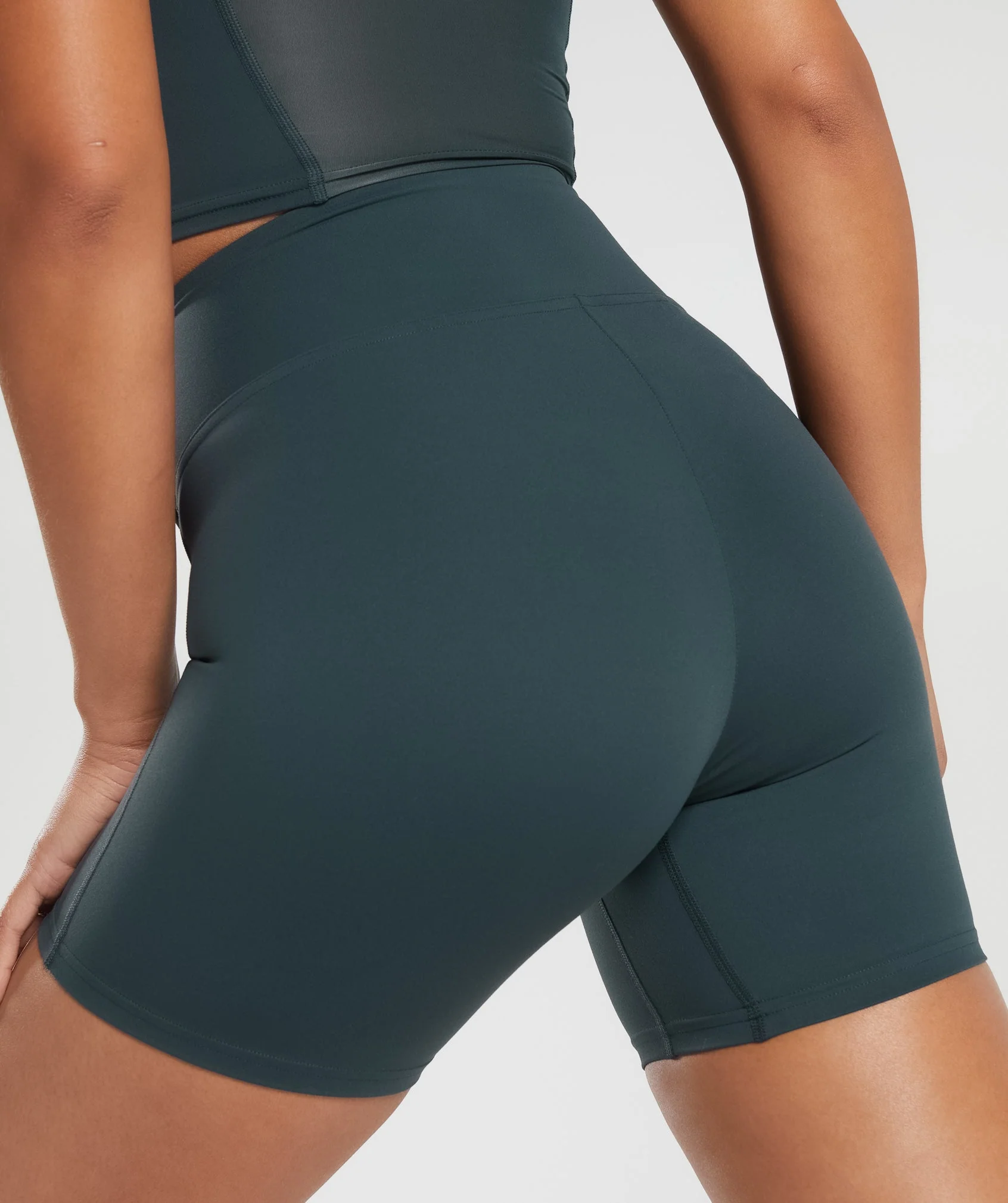 Gymshark Crossover Shorts - Darkest Teal - Image 6