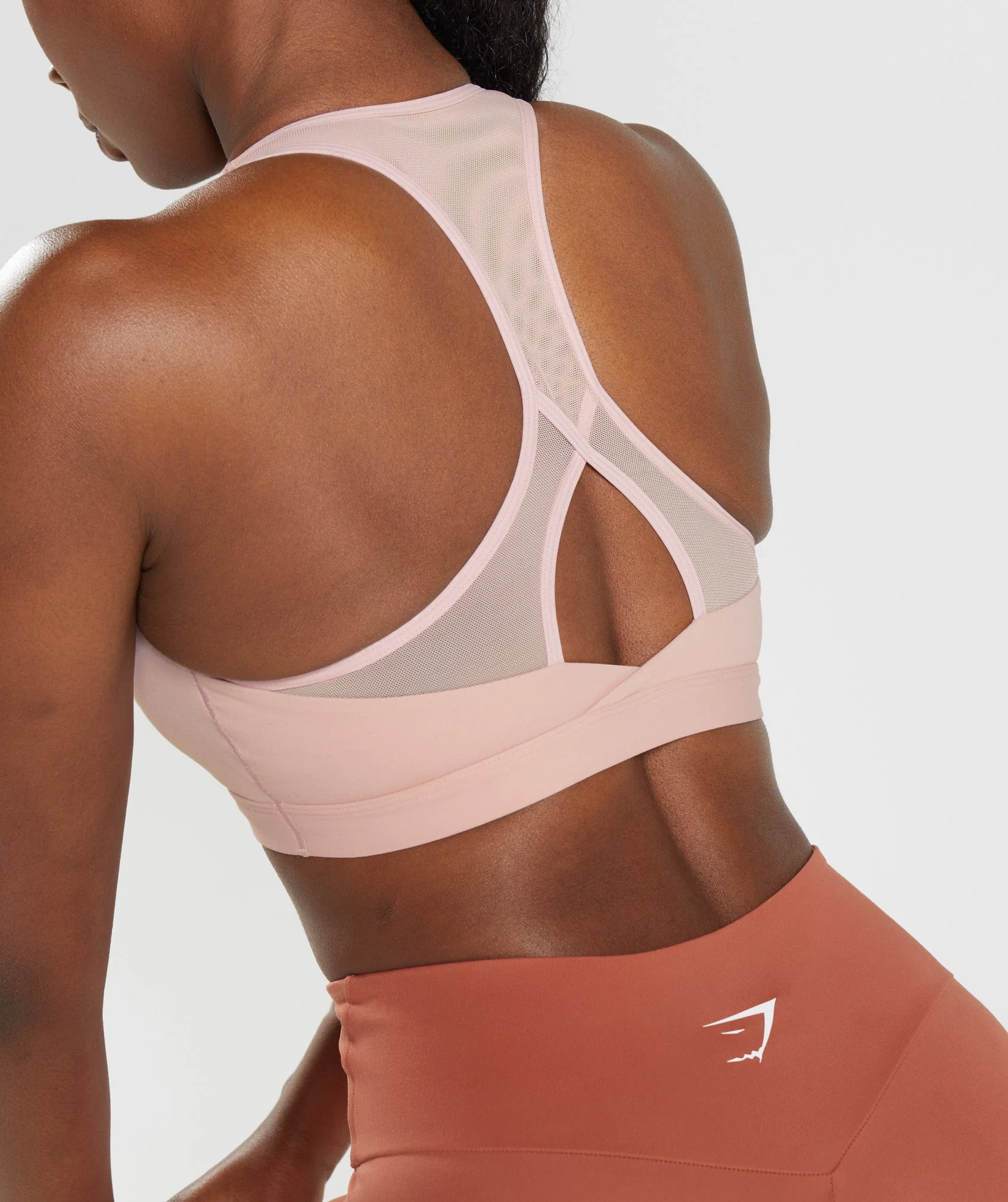 Gymshark Crossover Sports Bra - Scandi Pink - Image 6