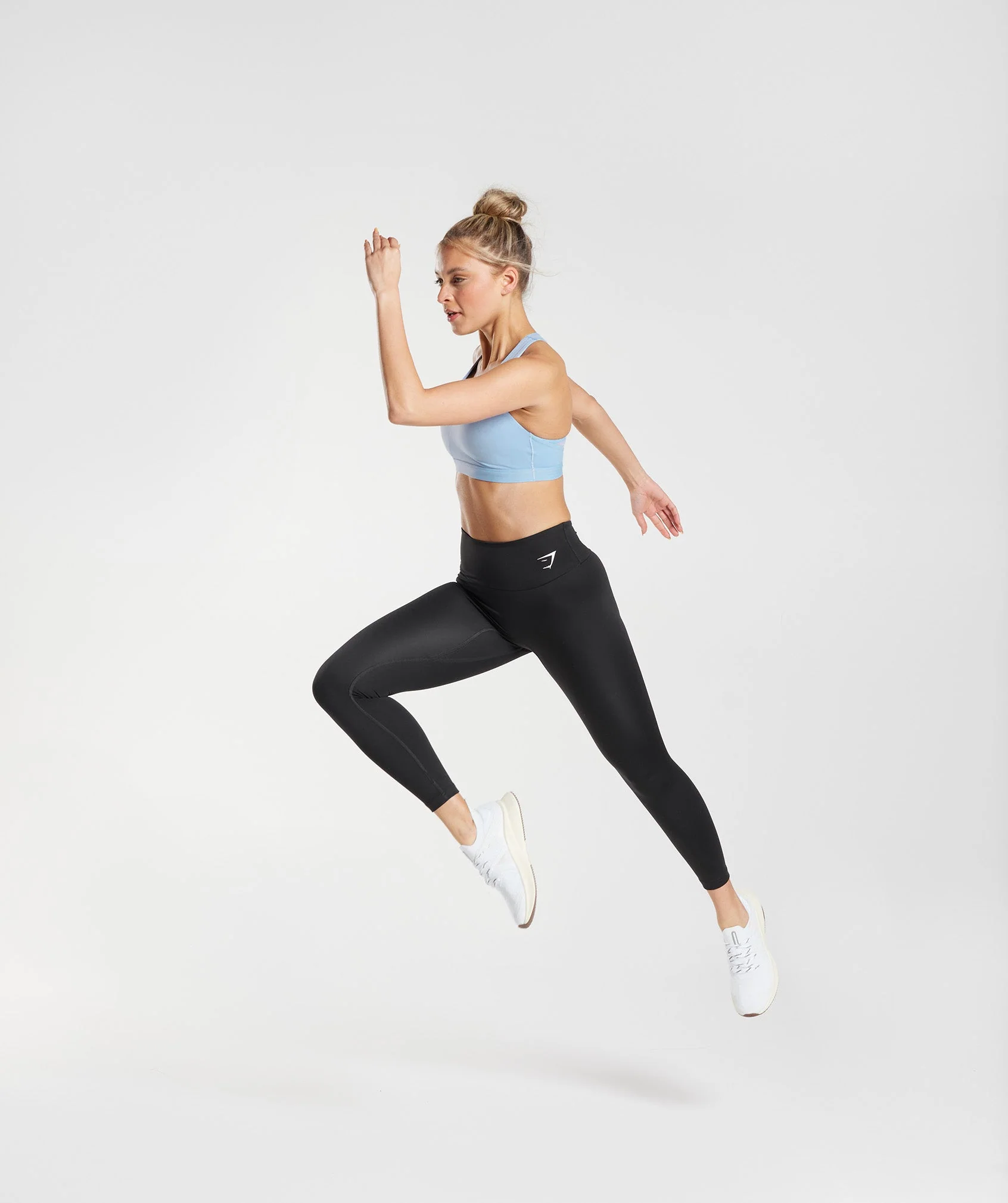 Gymshark Crossover Sports Bra - Surf Blue - Image 4