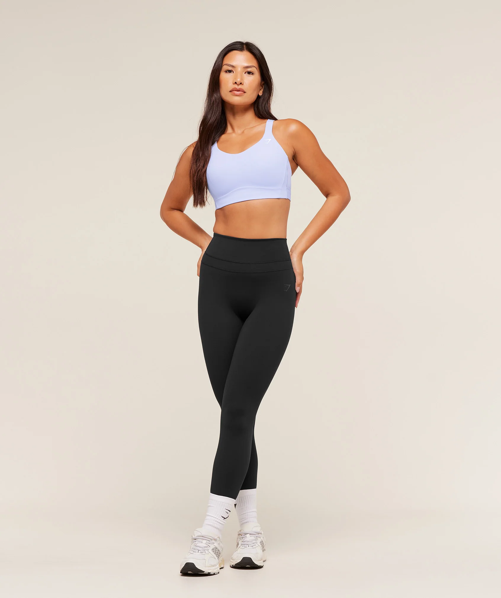 Gymshark Crossover Strap High Support Sports Bra - Peri Blue - Image 4